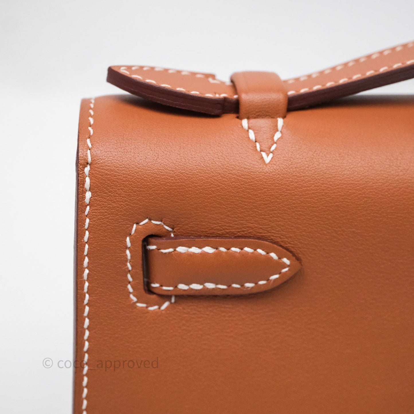 Hermès Kelly Mini Pochette Gold Swift Gold Hardware
