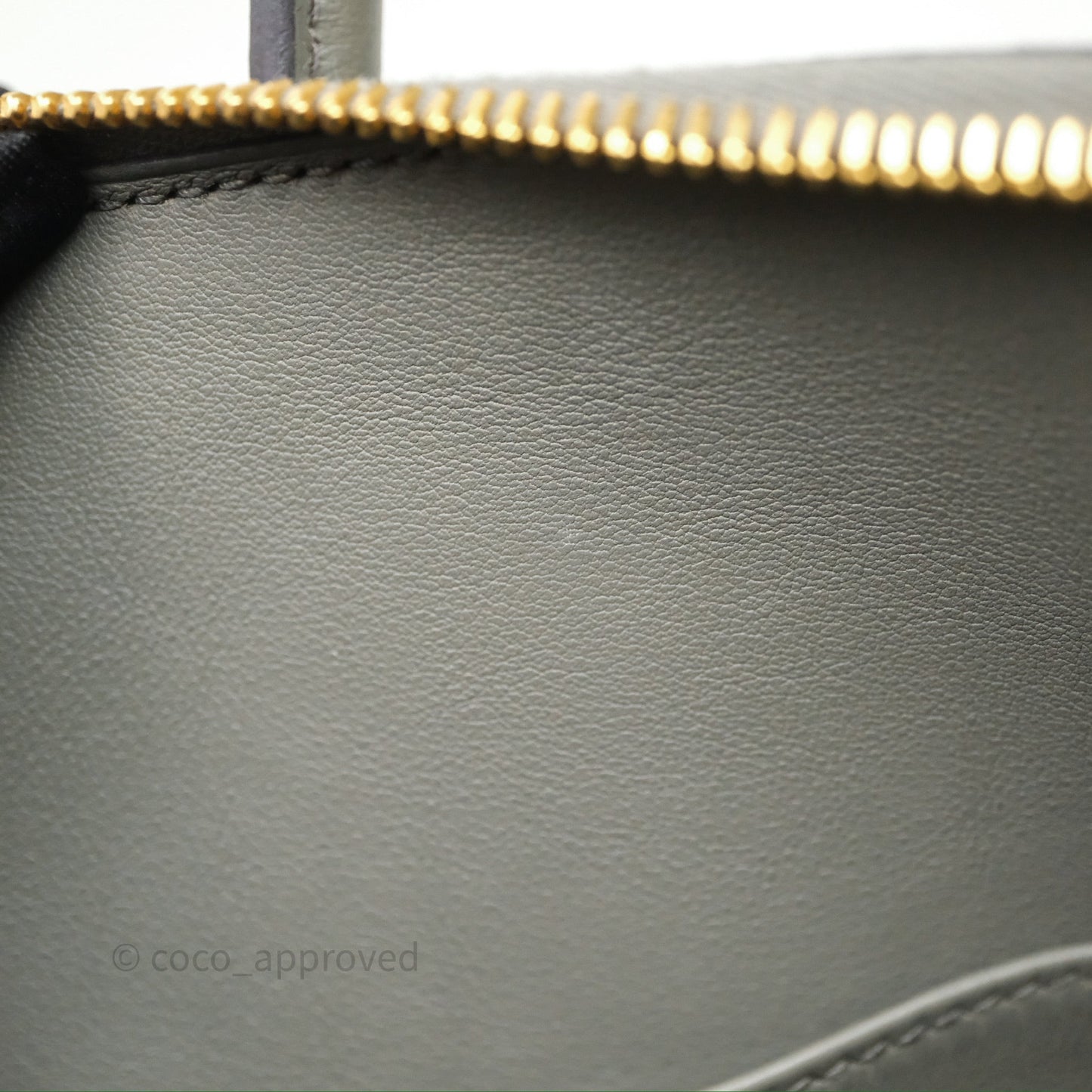 Hermès Bolide 1923 25 Gris Meyer 0L Evercolor Gold Hardware