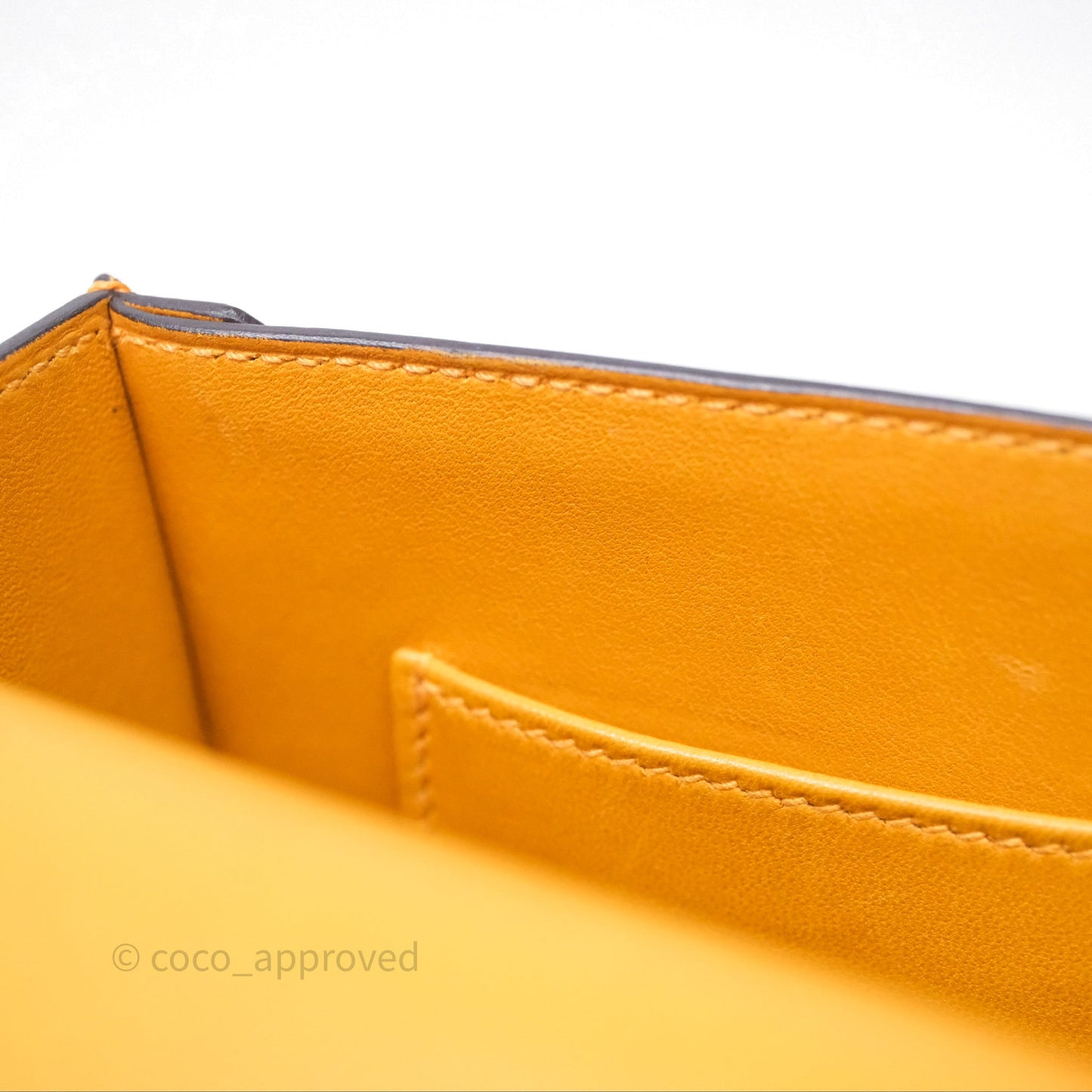Hermes Mini Verrou Chaine Bag Chevre Mysore Toffee 1H Palladium Hardware
