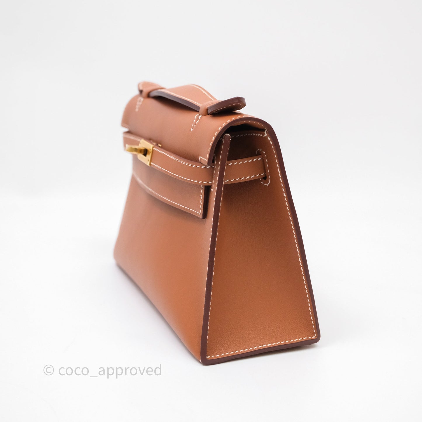 Hermès Kelly Mini Pochette Gold Swift Gold Hardware