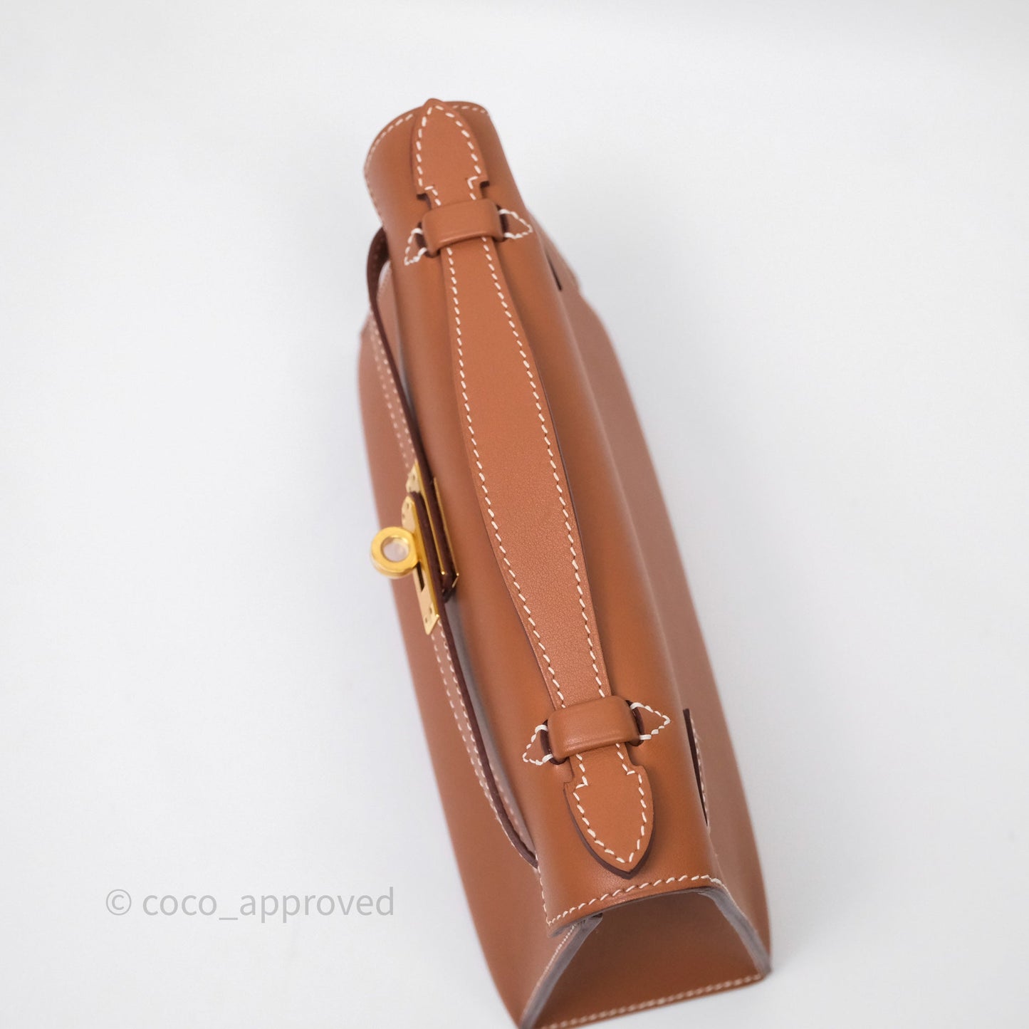 Hermès Kelly Mini Pochette Gold Swift Gold Hardware