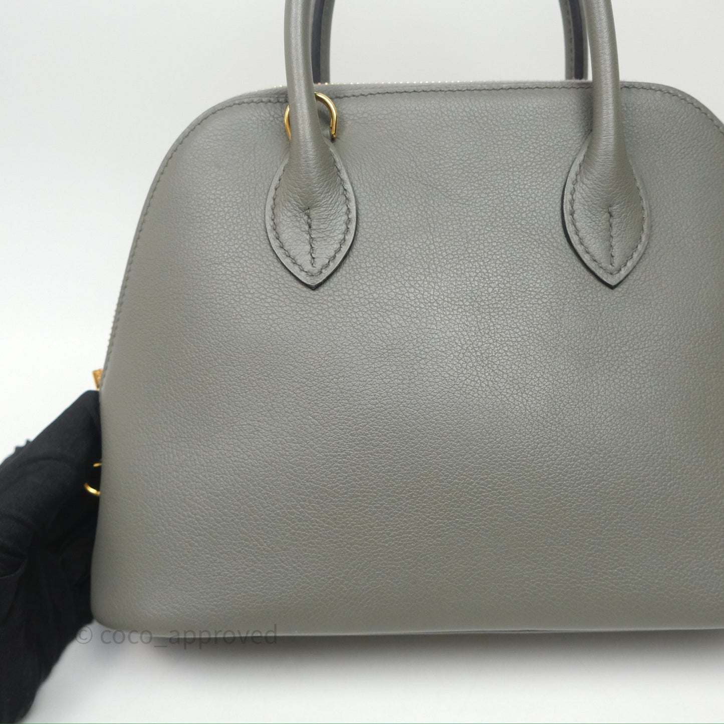 Hermès Bolide 1923 25 Gris Meyer 0L Evercolor Gold Hardware