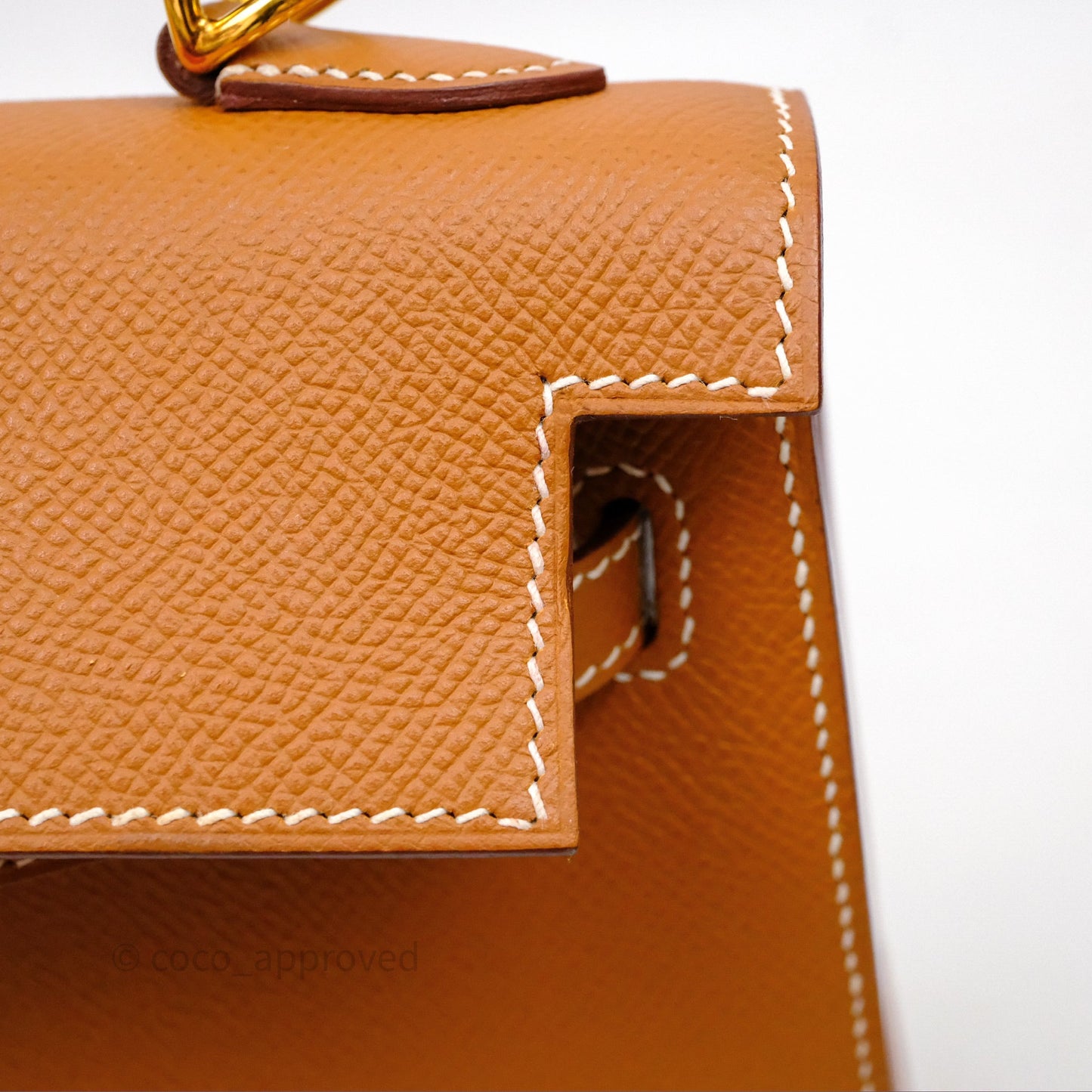 Hermès Kelly 25 Sellier Gold 37 Epsom Gold Hardware