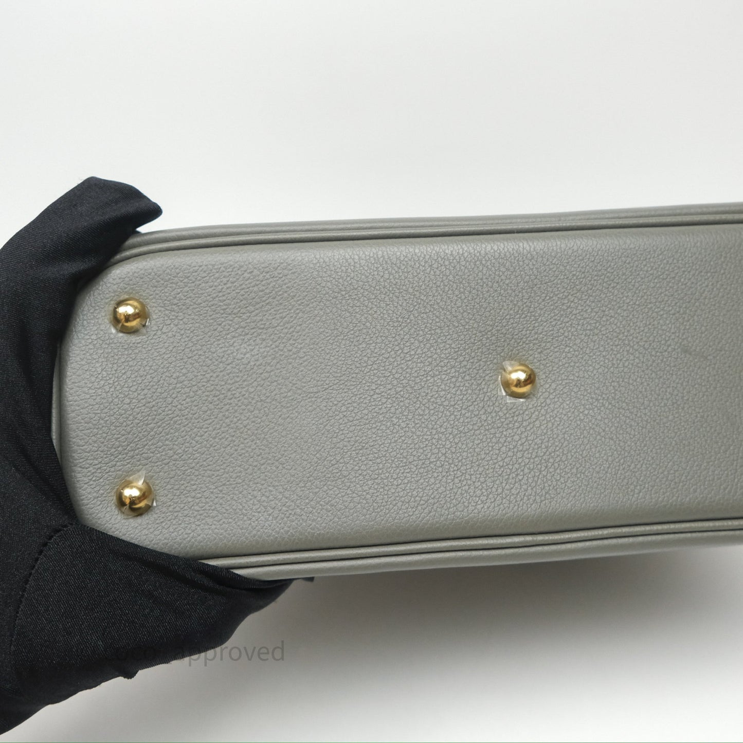 Hermès Bolide 1923 25 Gris Meyer 0L Evercolor Gold Hardware