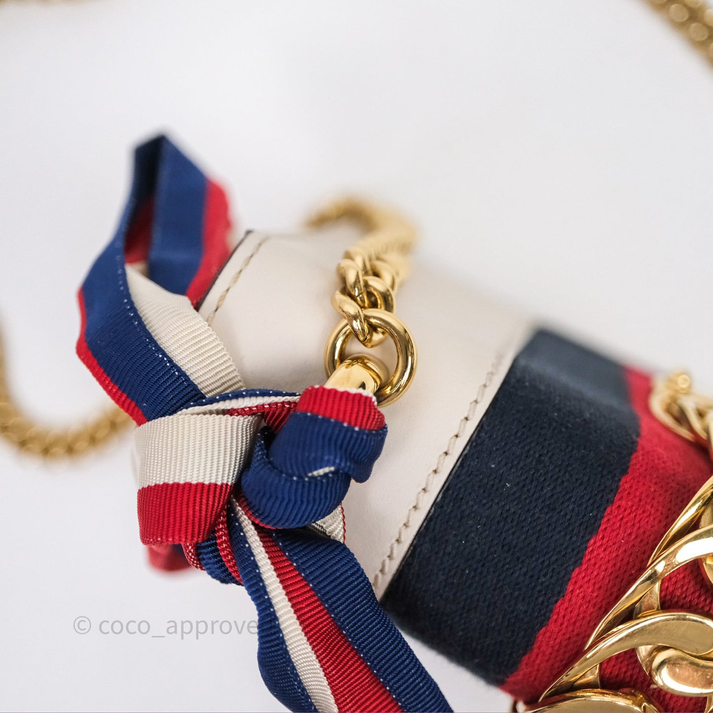 Gucci Mini Sylvie White Calfskin Bag⁣ ⁣⁣⁣⁣⁣⁣⁣⁣⁣⁣⁣⁣⁣⁣⁣⁣
