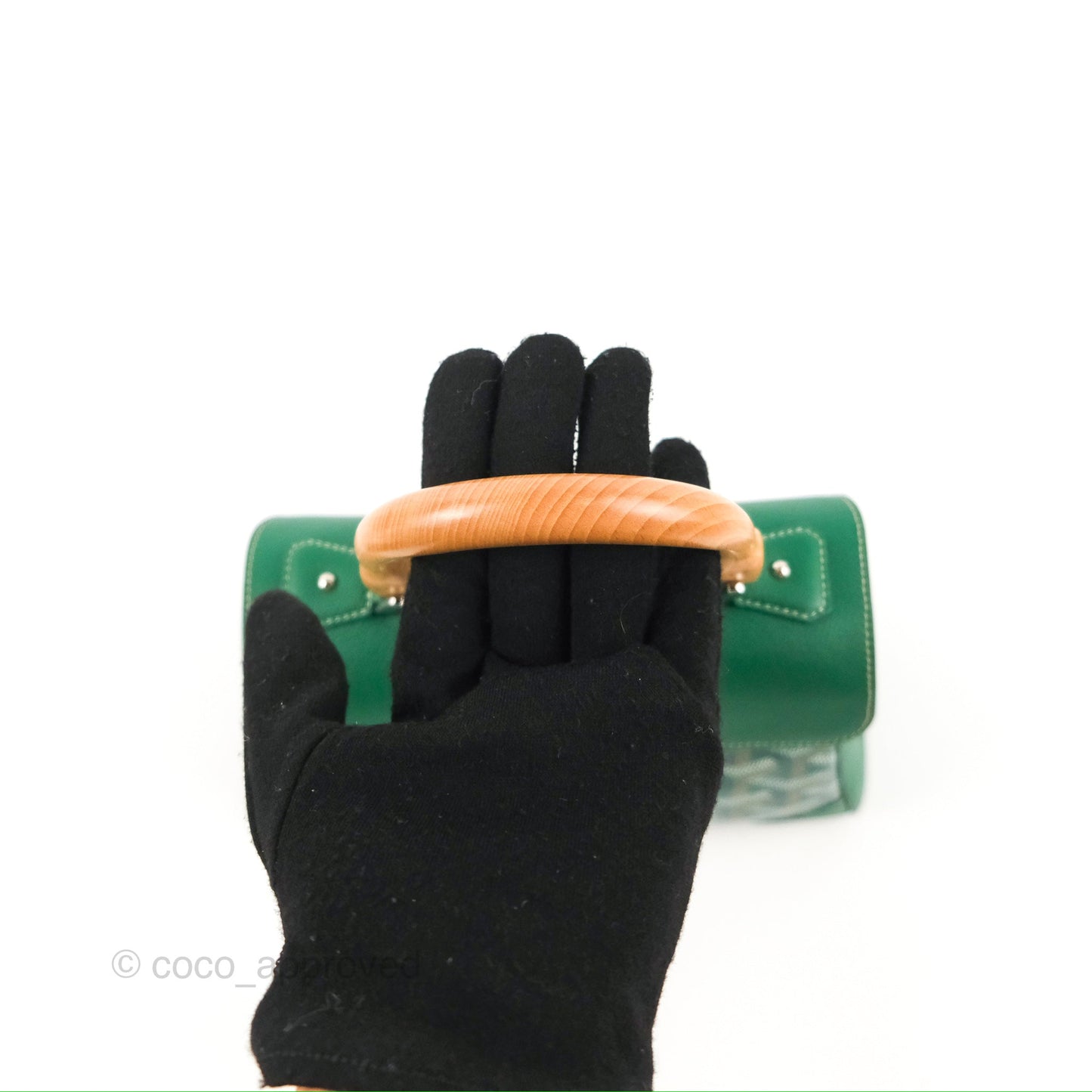 Goyard Saïgon Mini Bag Green Goyardine Canvas/Chevroches Calfskin