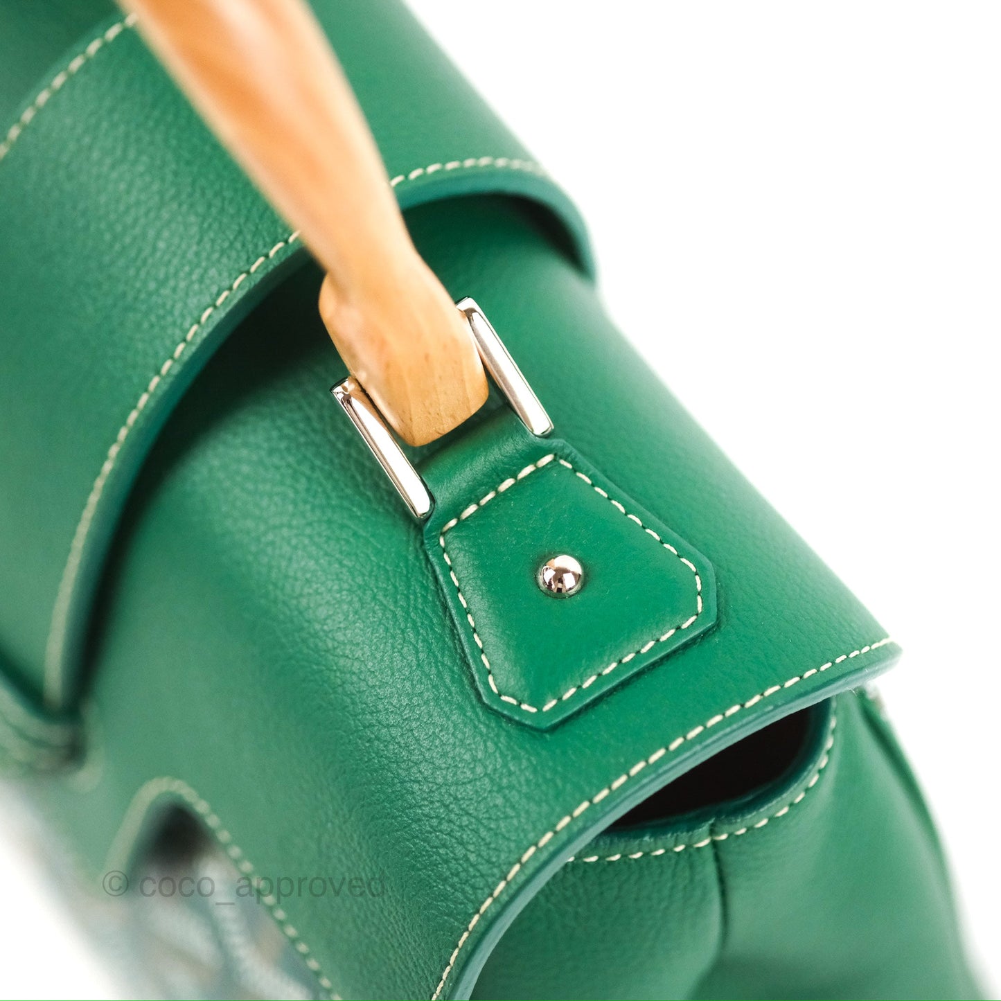 Goyard Saïgon Mini Bag Green Goyardine Canvas/Chevroches Calfskin