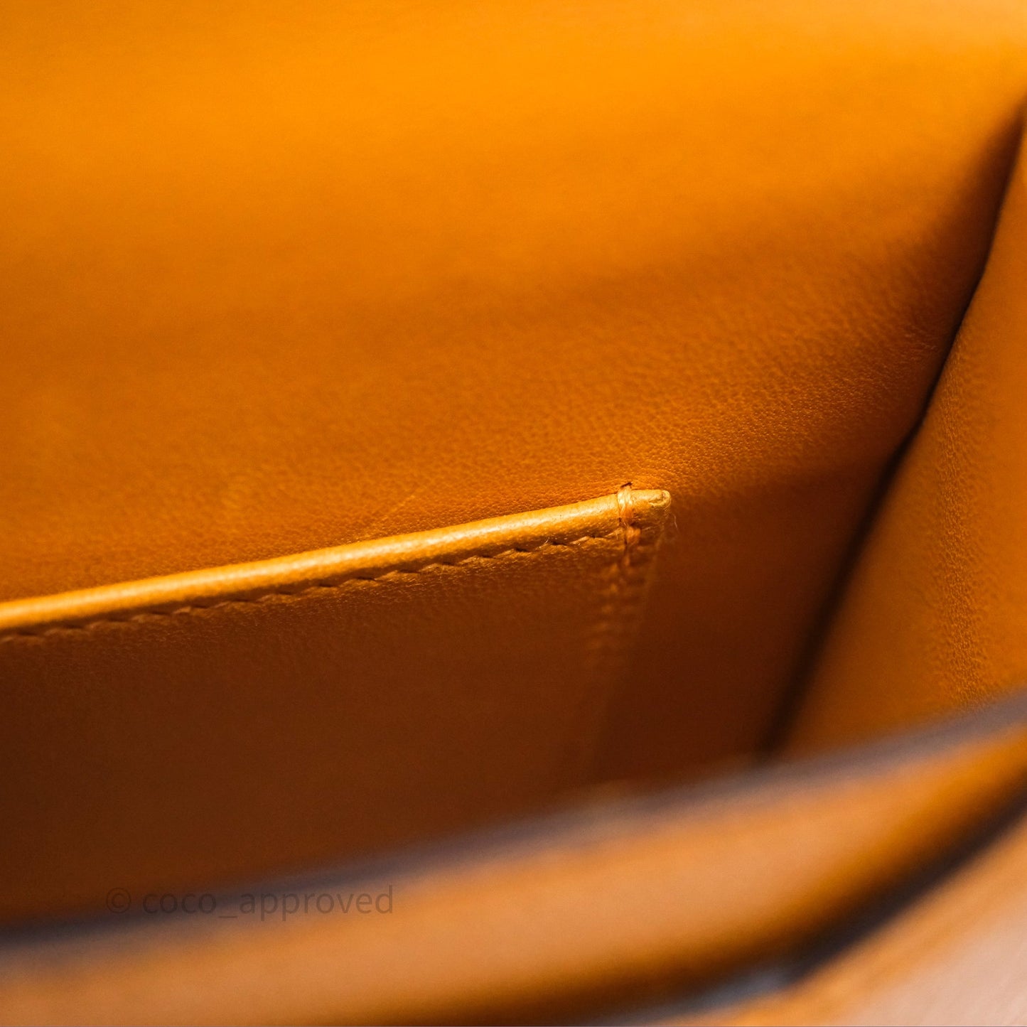Hermes Mini Verrou Chaine Bag Chevre Mysore Toffee 1H Palladium Hardware
