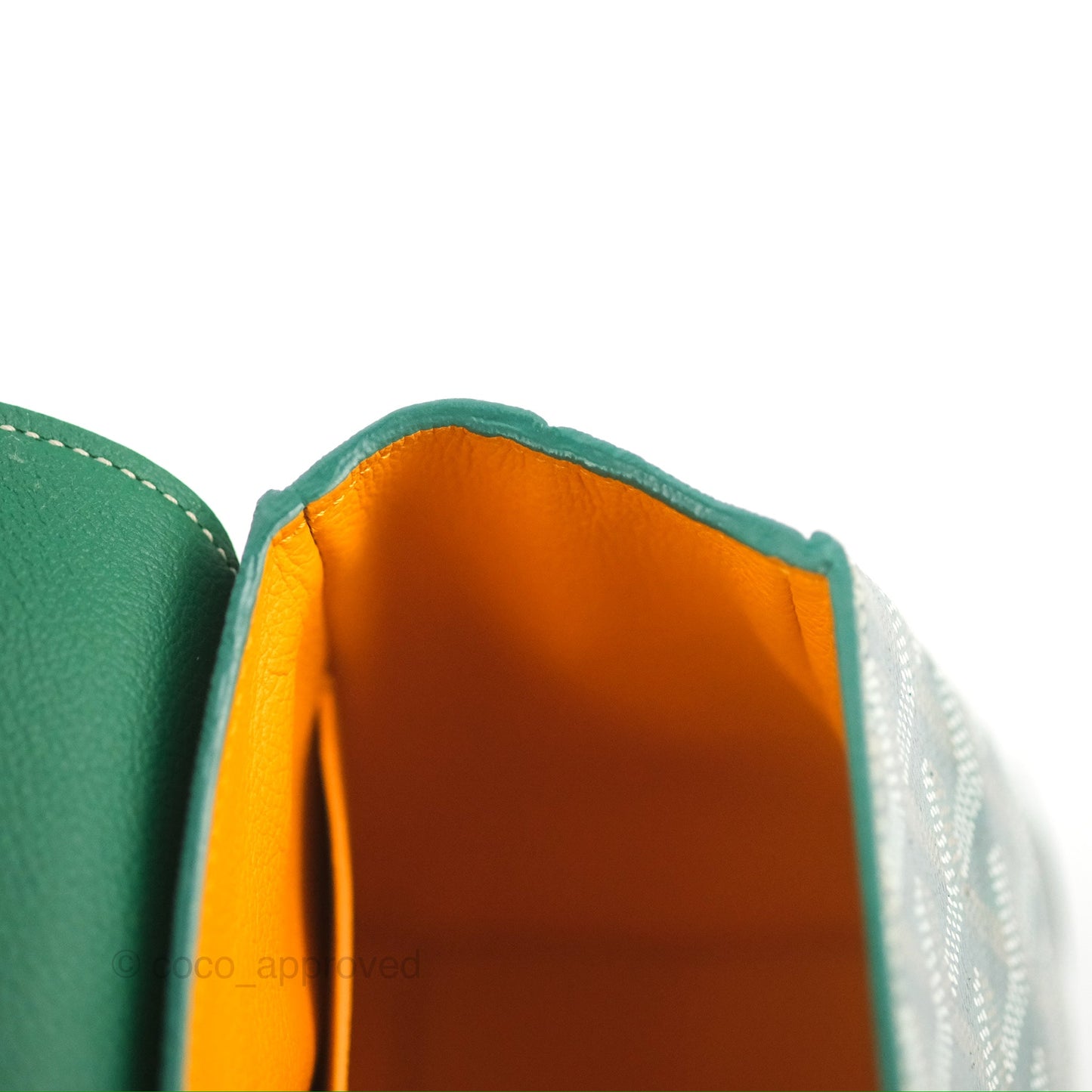 Goyard Saïgon Mini Bag Green Goyardine Canvas/Chevroches Calfskin