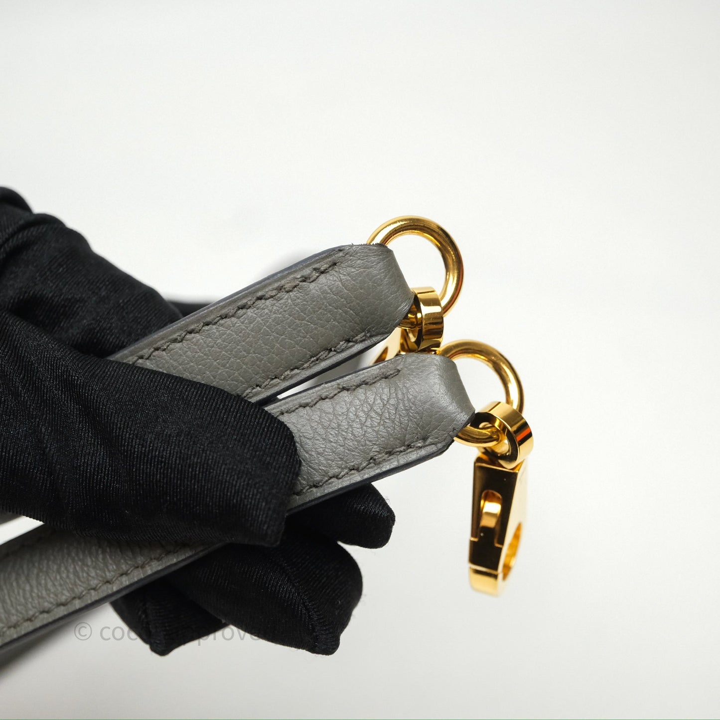 Hermès Bolide 1923 25 Gris Meyer 0L Evercolor Gold Hardware