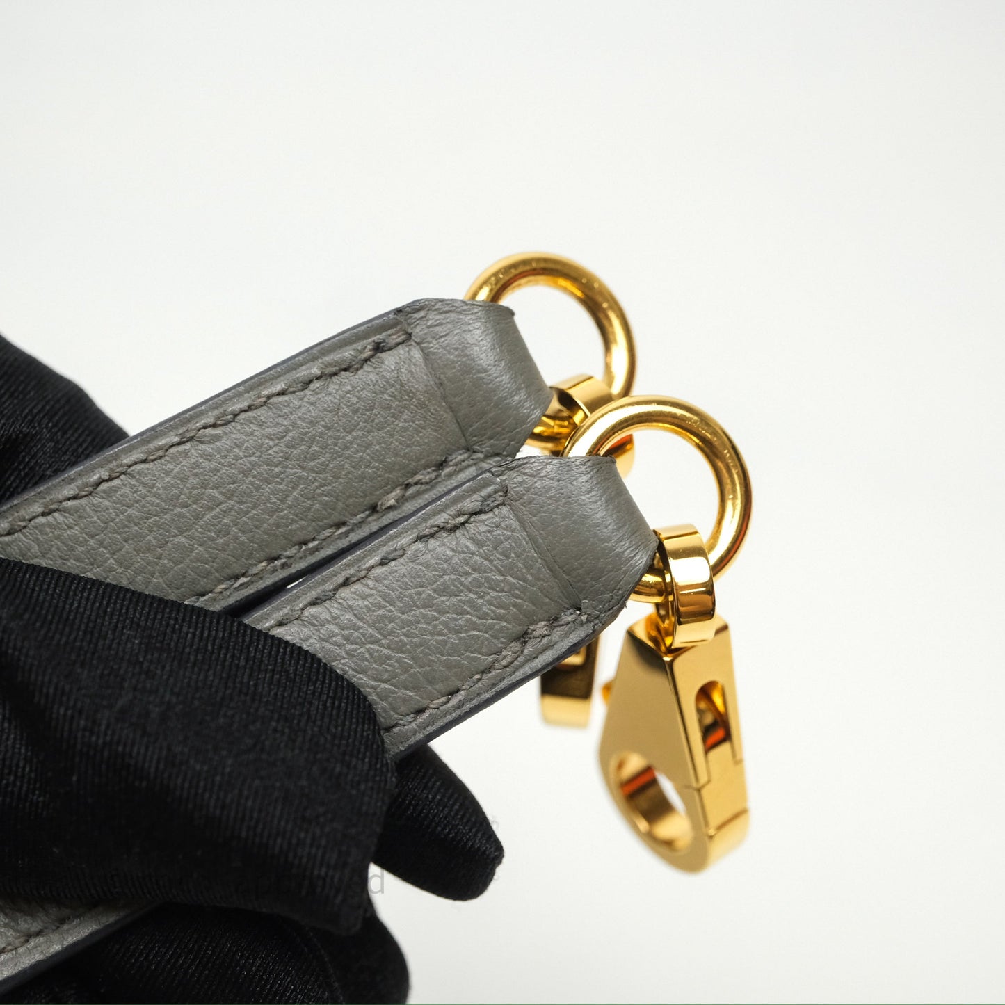 Hermès Bolide 1923 25 Gris Meyer 0L Evercolor Gold Hardware