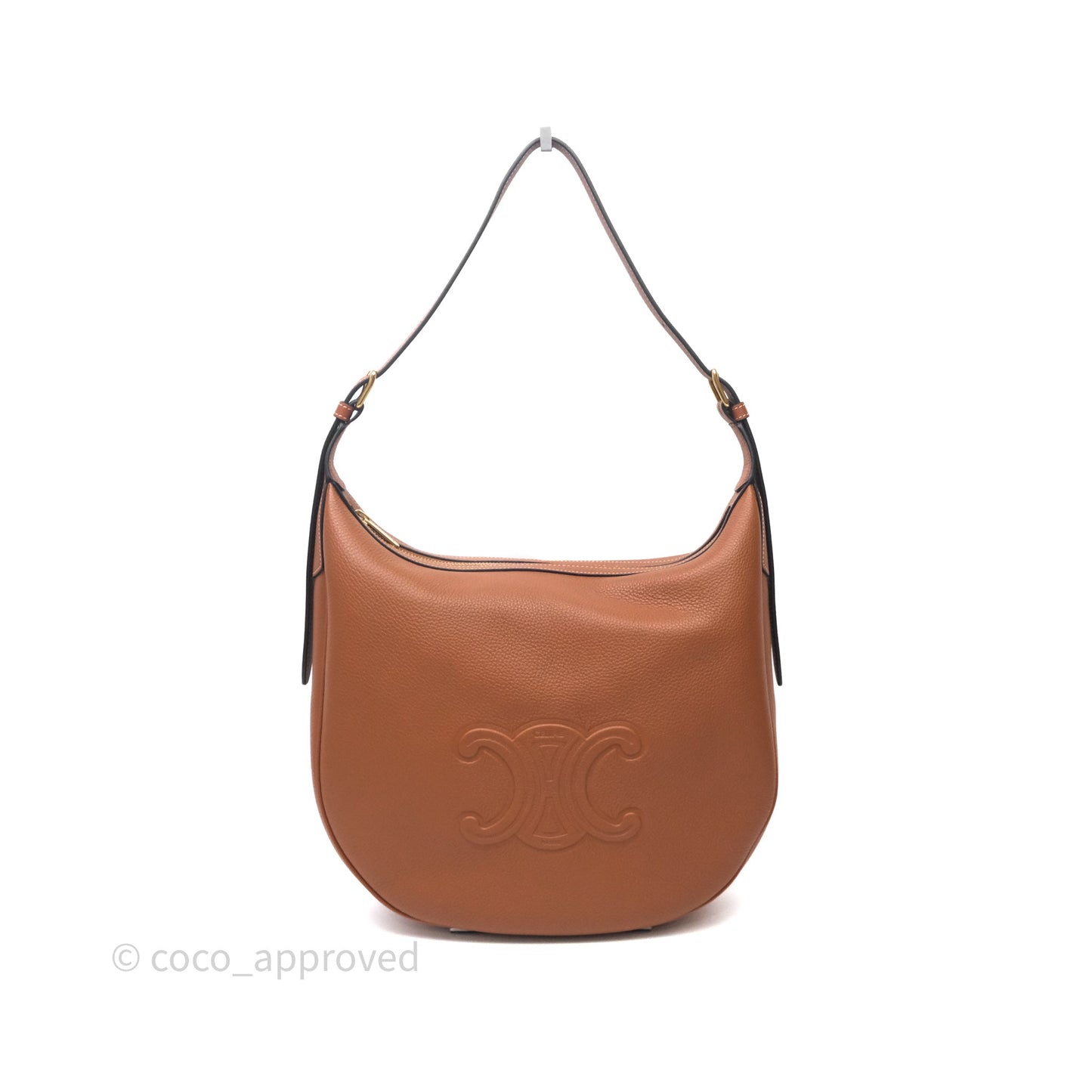 Celine Medium Heloïse Bag In Supple Gained Calfskin Tan