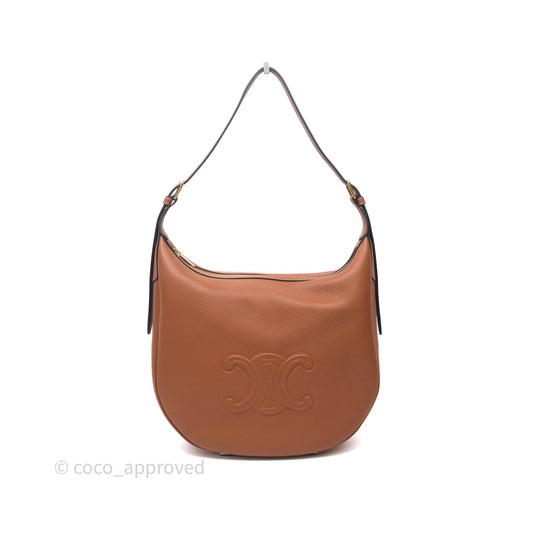 Celine Medium Heloïse Bag In Supple Gained Calfskin Tan