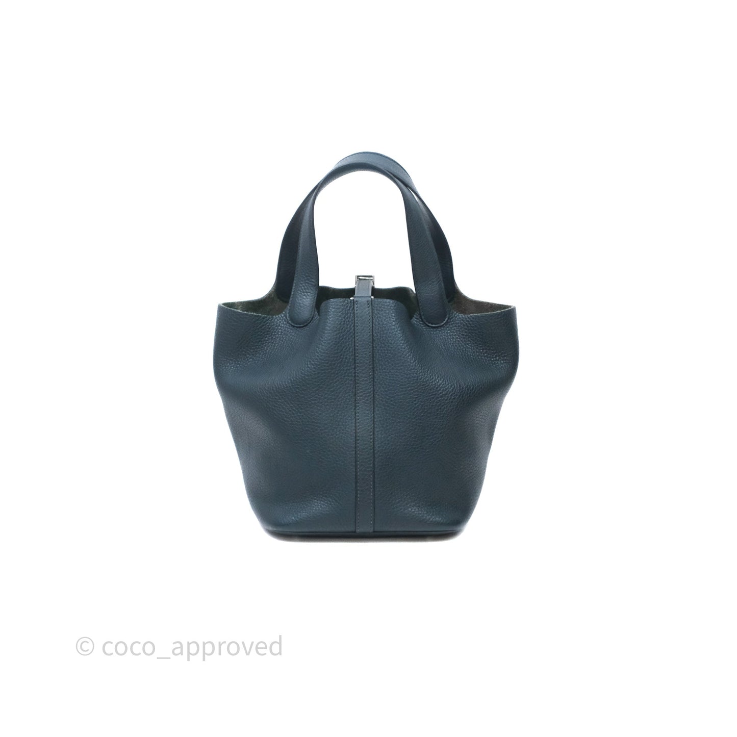 Hermès Picotin 22 Vert Cyprès 6O Clemence Palladium Hardware