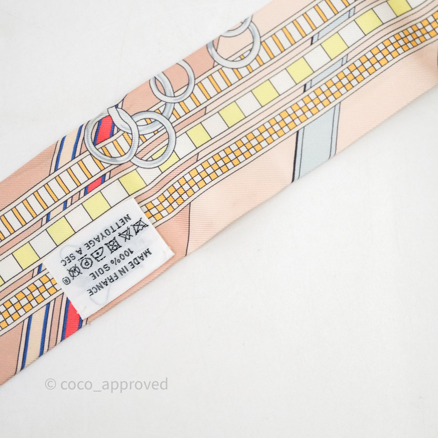 Hermès Brides et Gris-Gris Silk Twilly