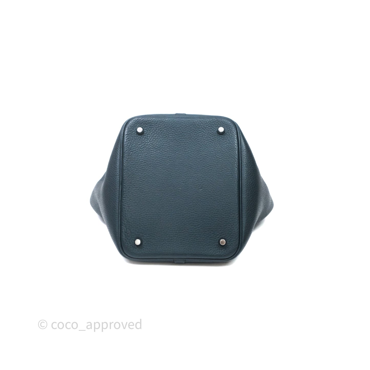 Hermès Picotin 22 Vert Cyprès 6O Clemence Palladium Hardware