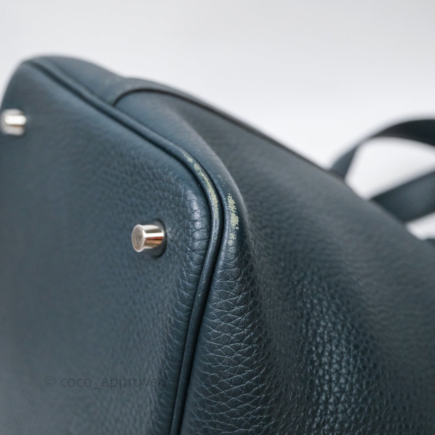 Hermès Picotin 22 Vert Cyprès 6O Clemence Palladium Hardware