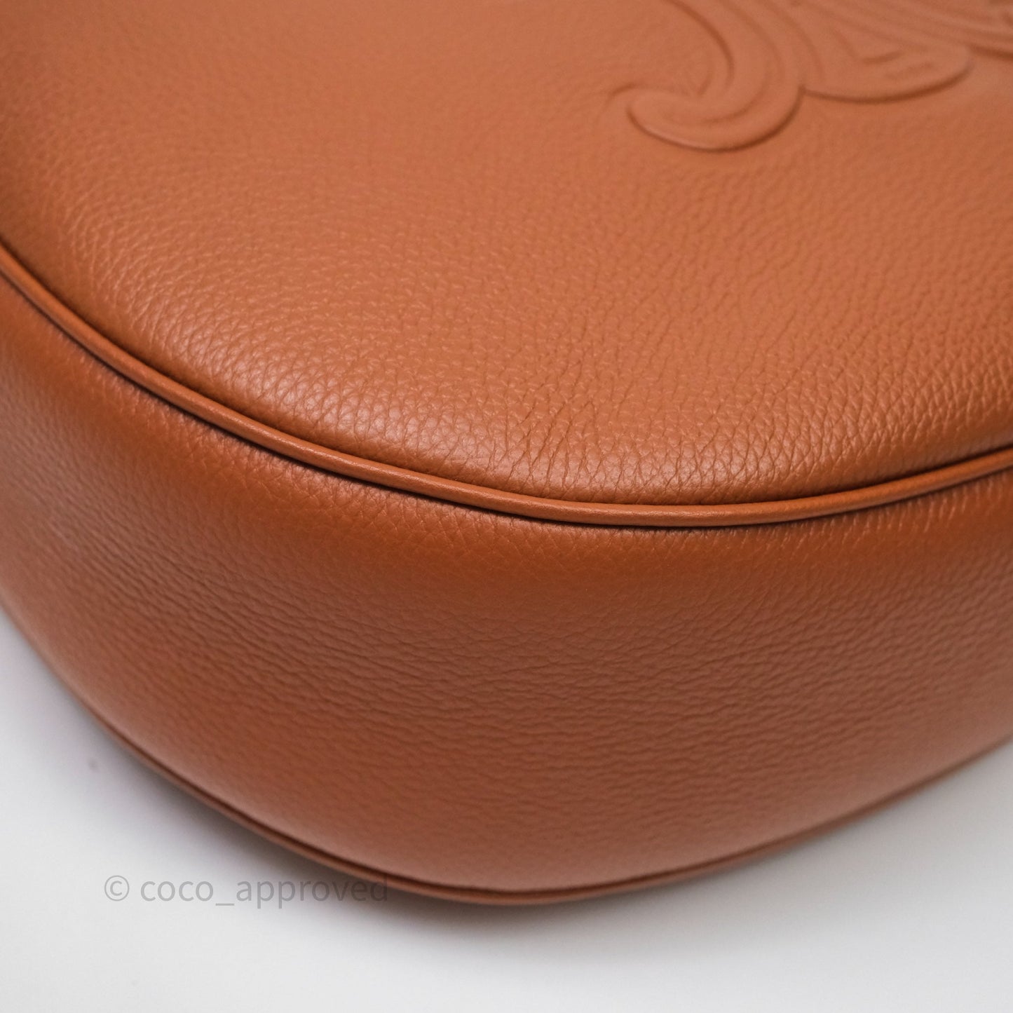 Celine Medium Heloïse Bag In Supple Gained Calfskin Tan