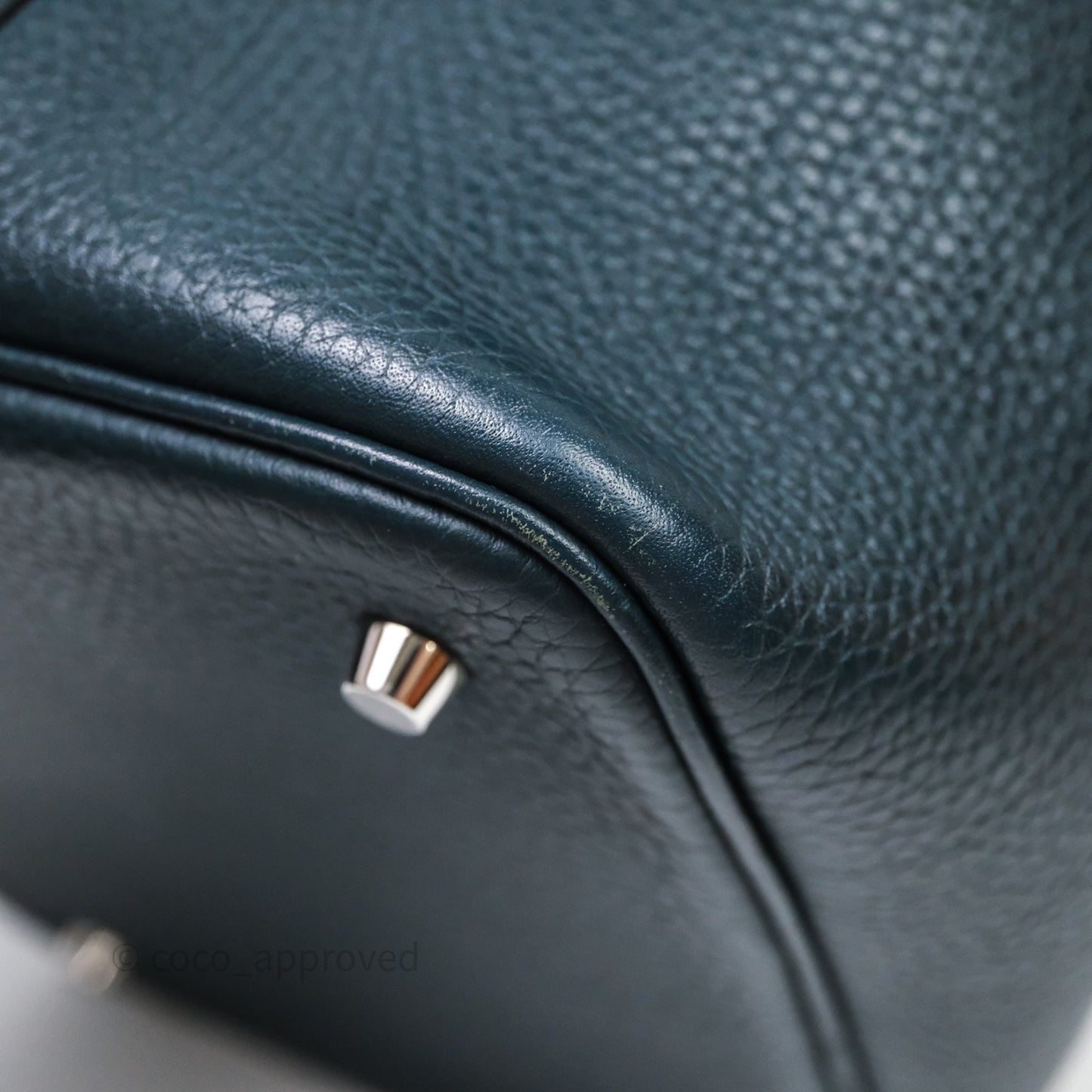 Hermès Picotin 22 Vert Cyprès 6O Clemence Palladium Hardware