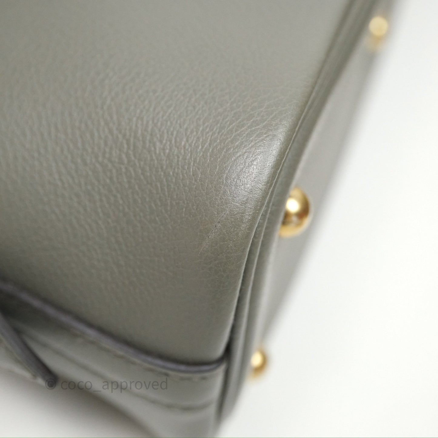 Hermès Bolide 1923 25 Gris Meyer 0L Evercolor Gold Hardware