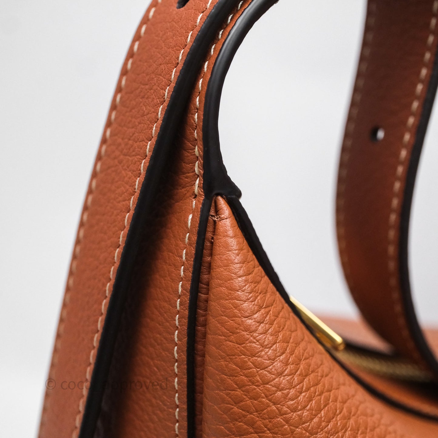 Celine Medium Heloïse Bag In Supple Gained Calfskin Tan