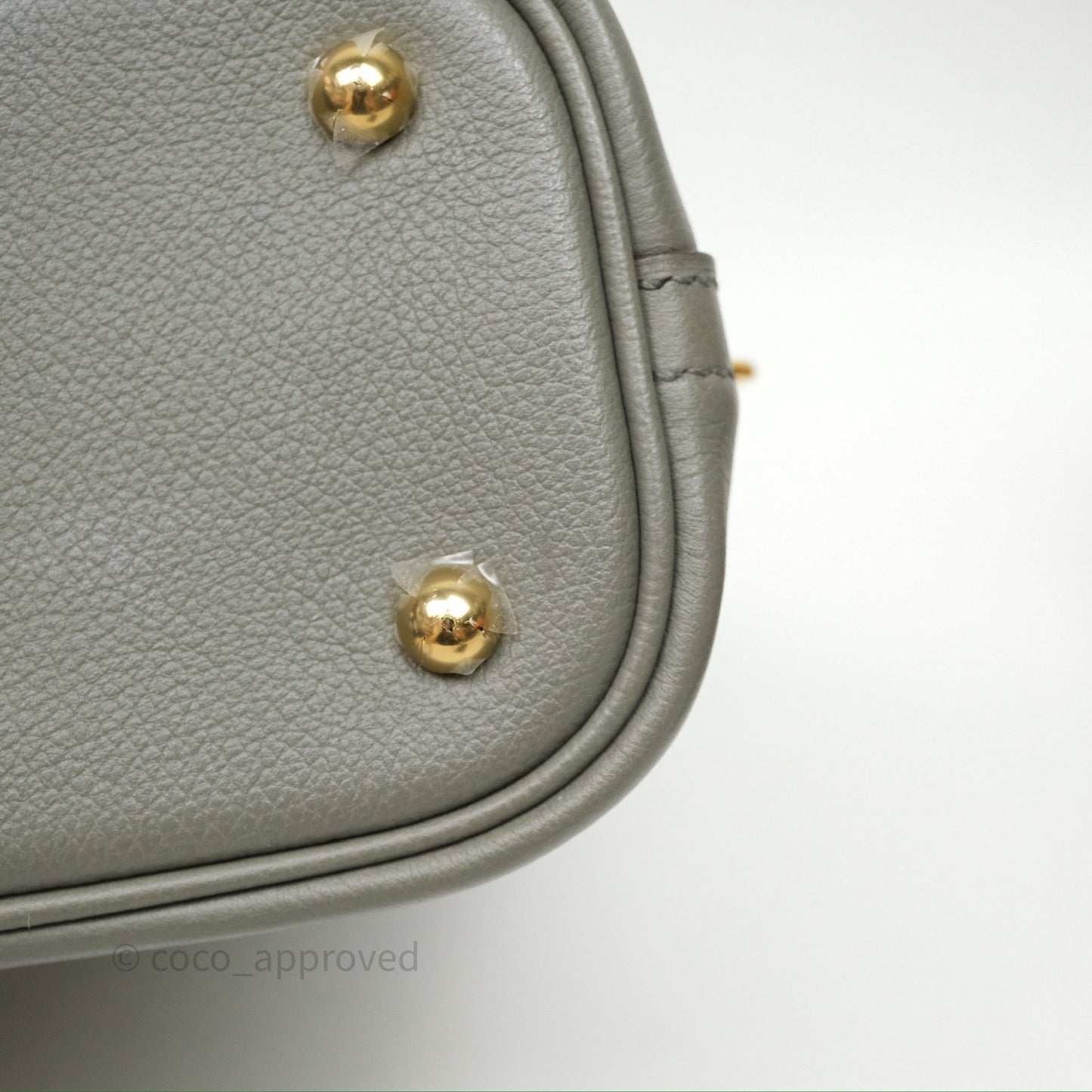 Hermès Bolide 1923 25 Gris Meyer 0L Evercolor Gold Hardware
