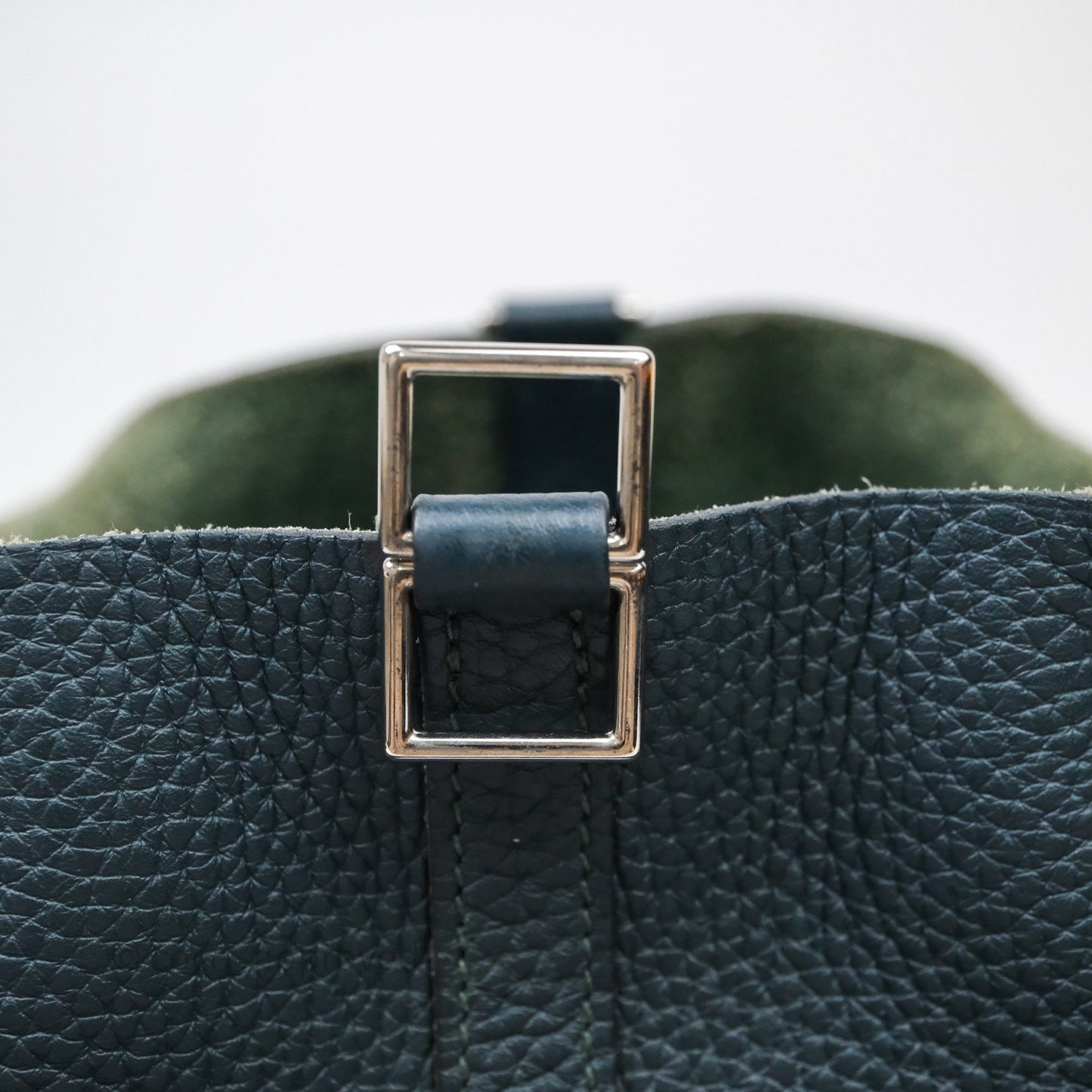 Hermès Picotin 22 Vert Cyprès 6O Clemence Palladium Hardware