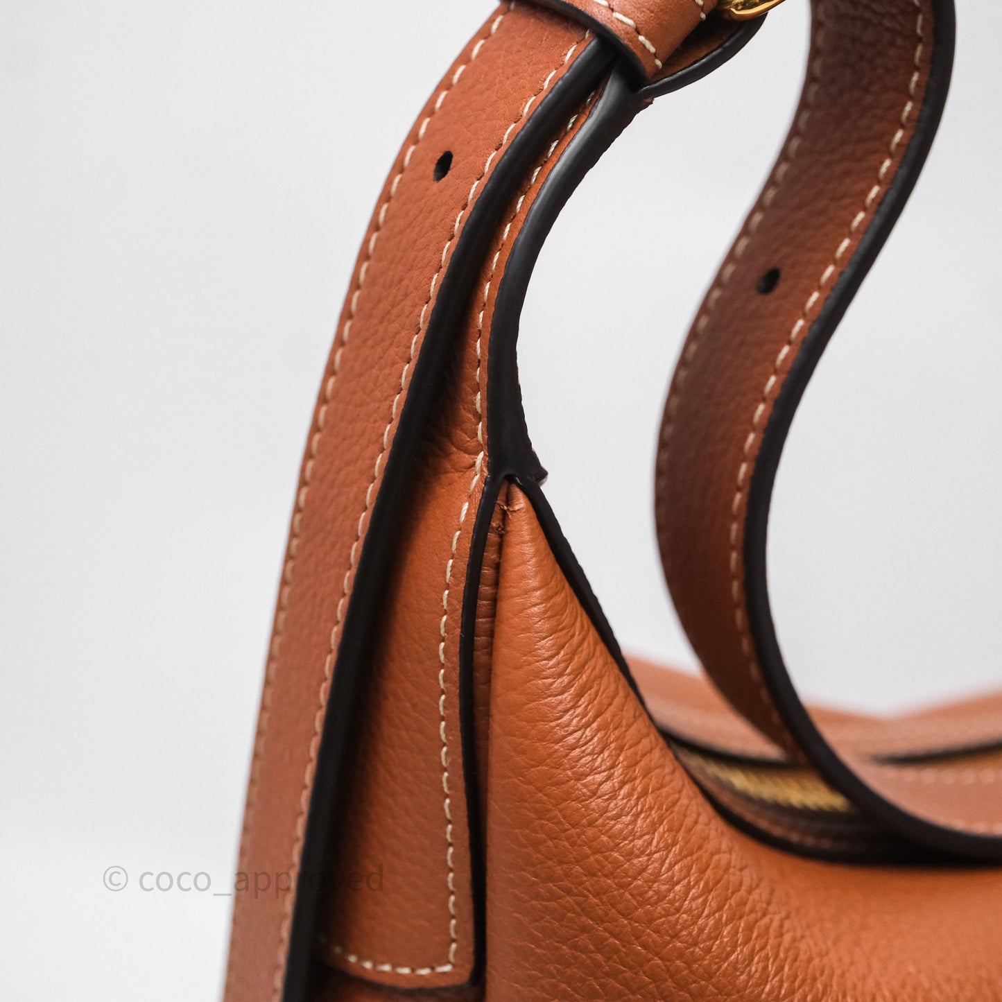 Celine Medium Heloïse Bag In Supple Gained Calfskin Tan