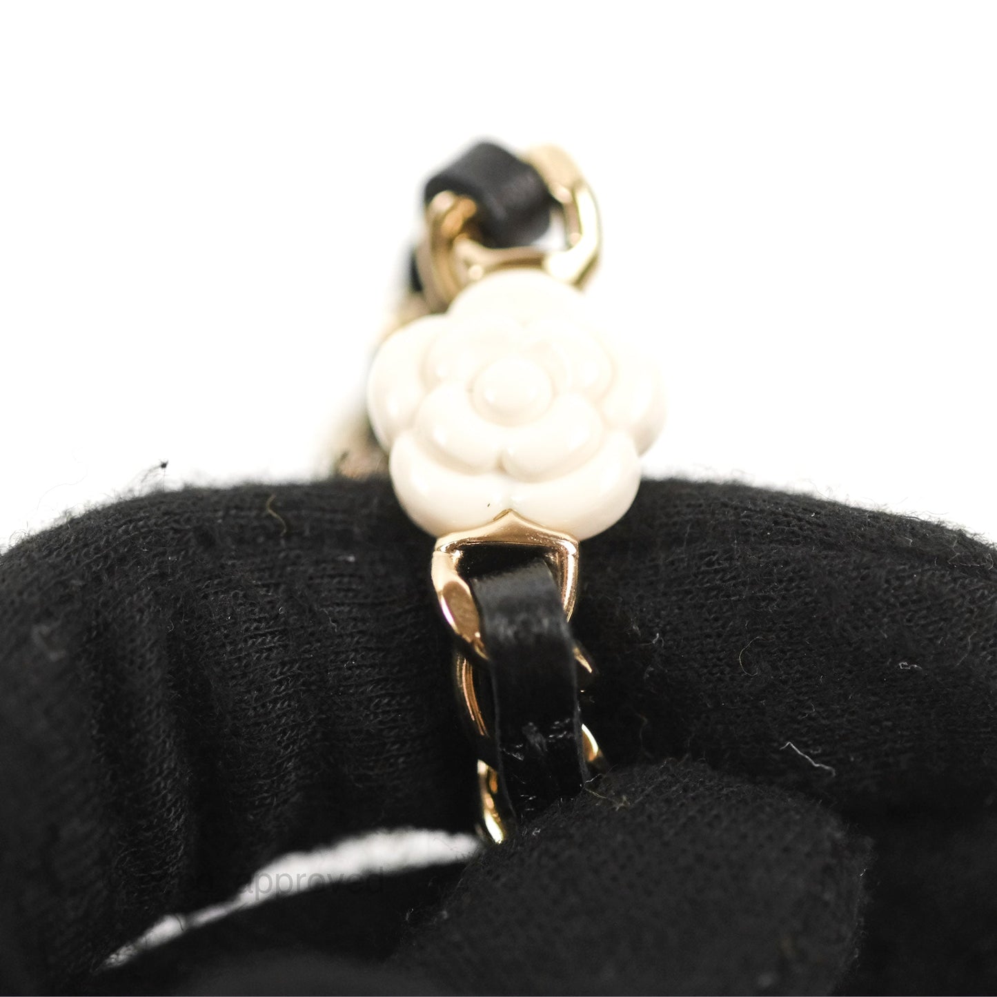 Chanel Mini Vanity With Charm Chain Black Lambskin Gold Hardware