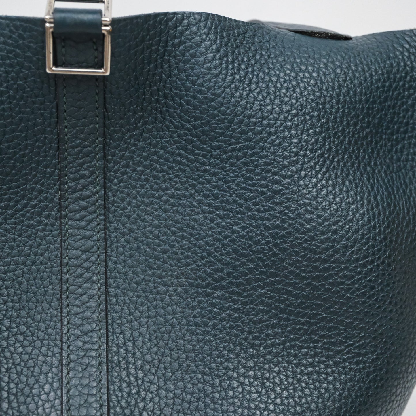 Hermès Picotin 22 Vert Cyprès 6O Clemence Palladium Hardware
