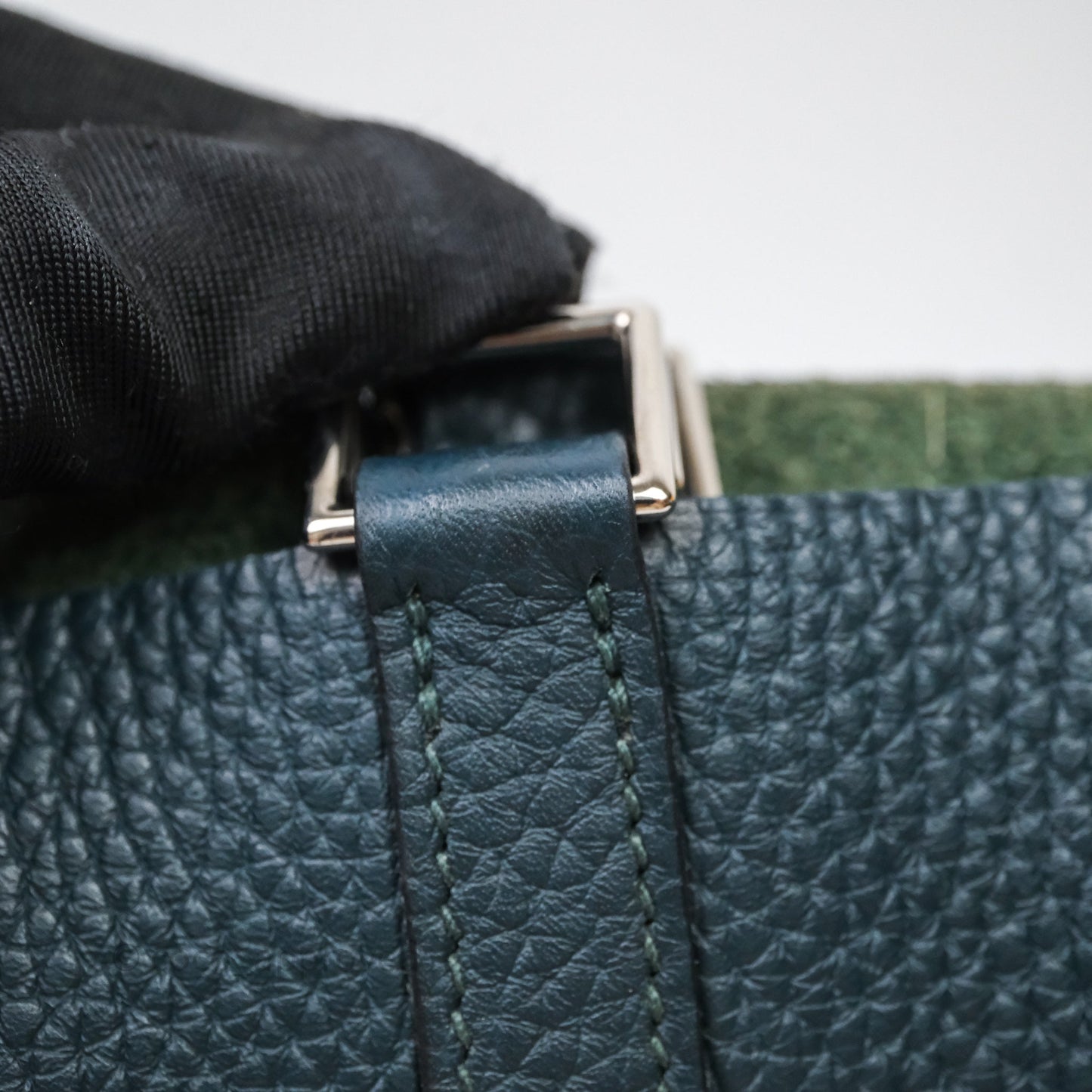 Hermès Picotin 22 Vert Cyprès 6O Clemence Palladium Hardware