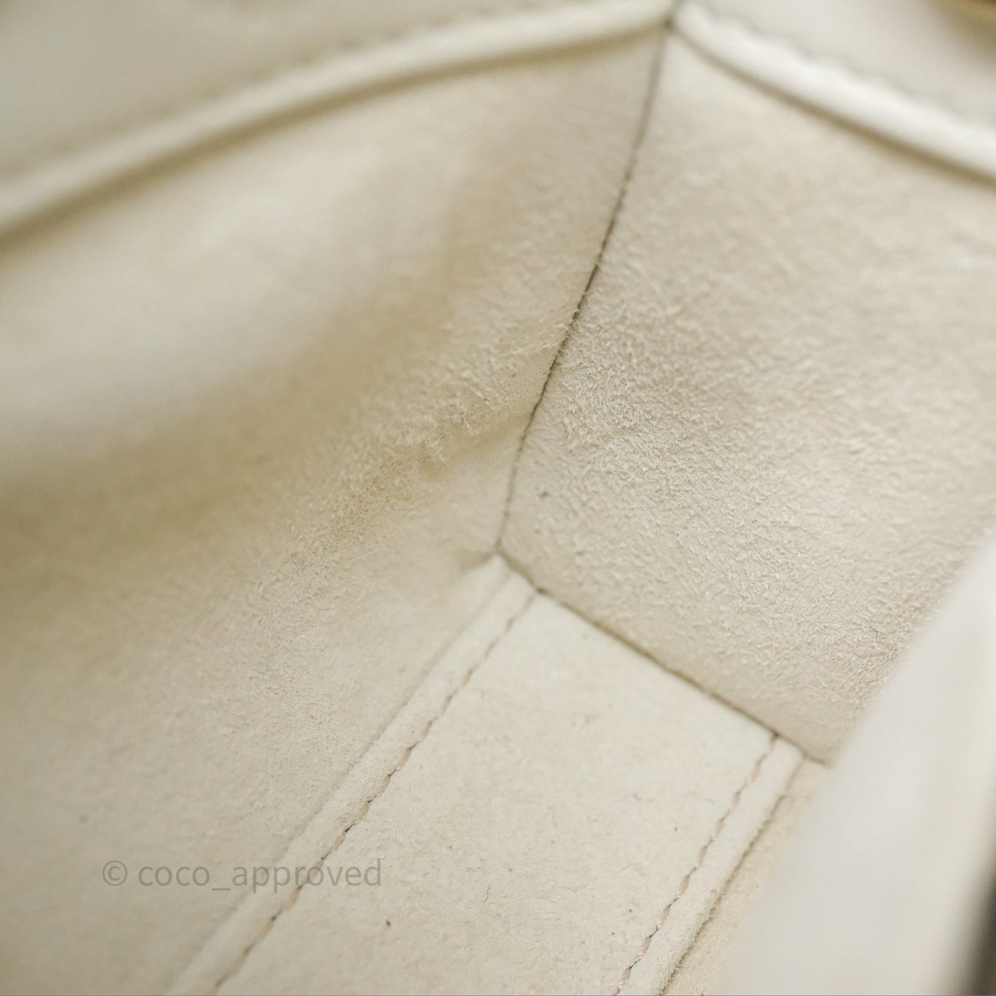 Dior Small Lady D-Joy Bag Ivory White Lambskin Cannage Gold Hardware