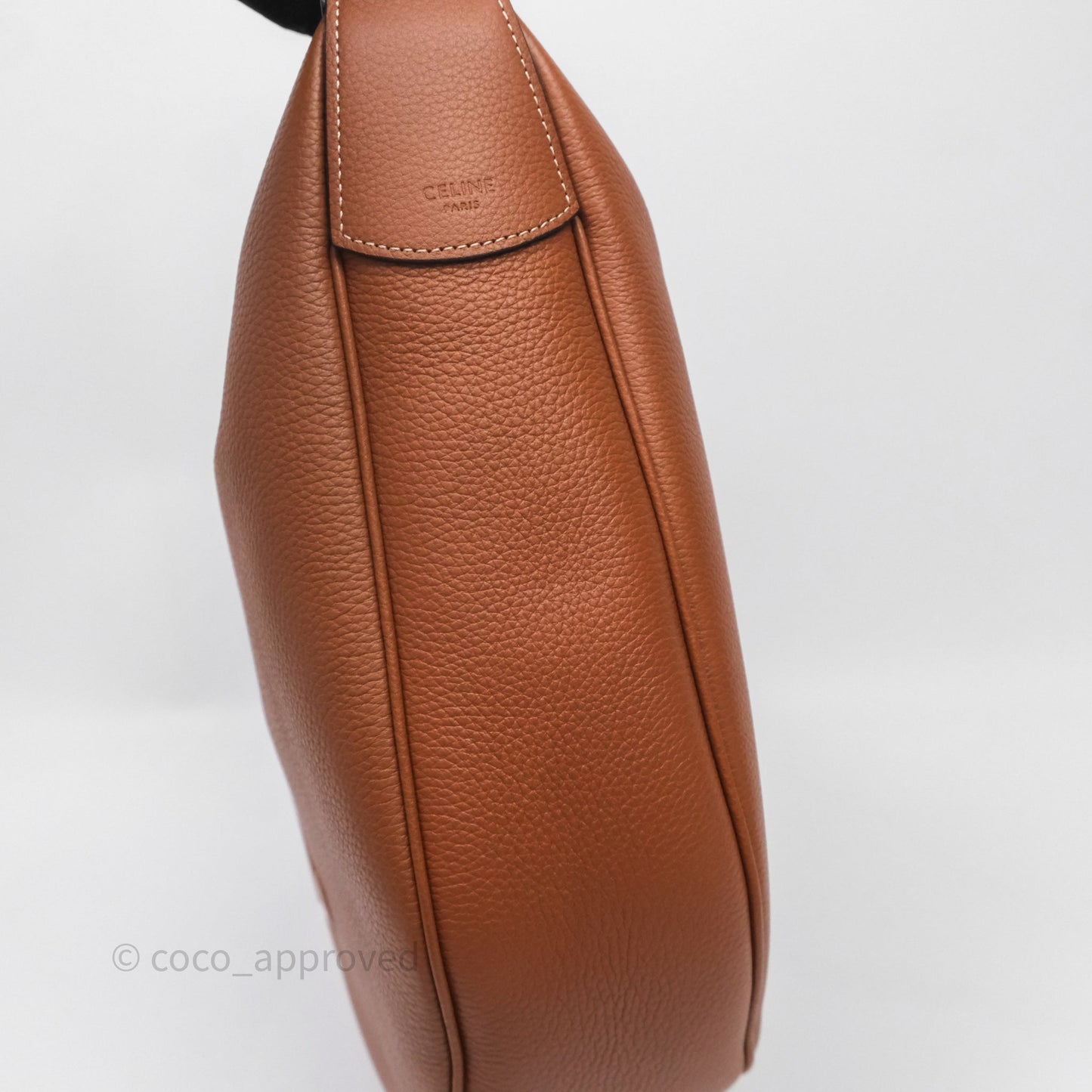 Celine Medium Heloïse Bag In Supple Gained Calfskin Tan