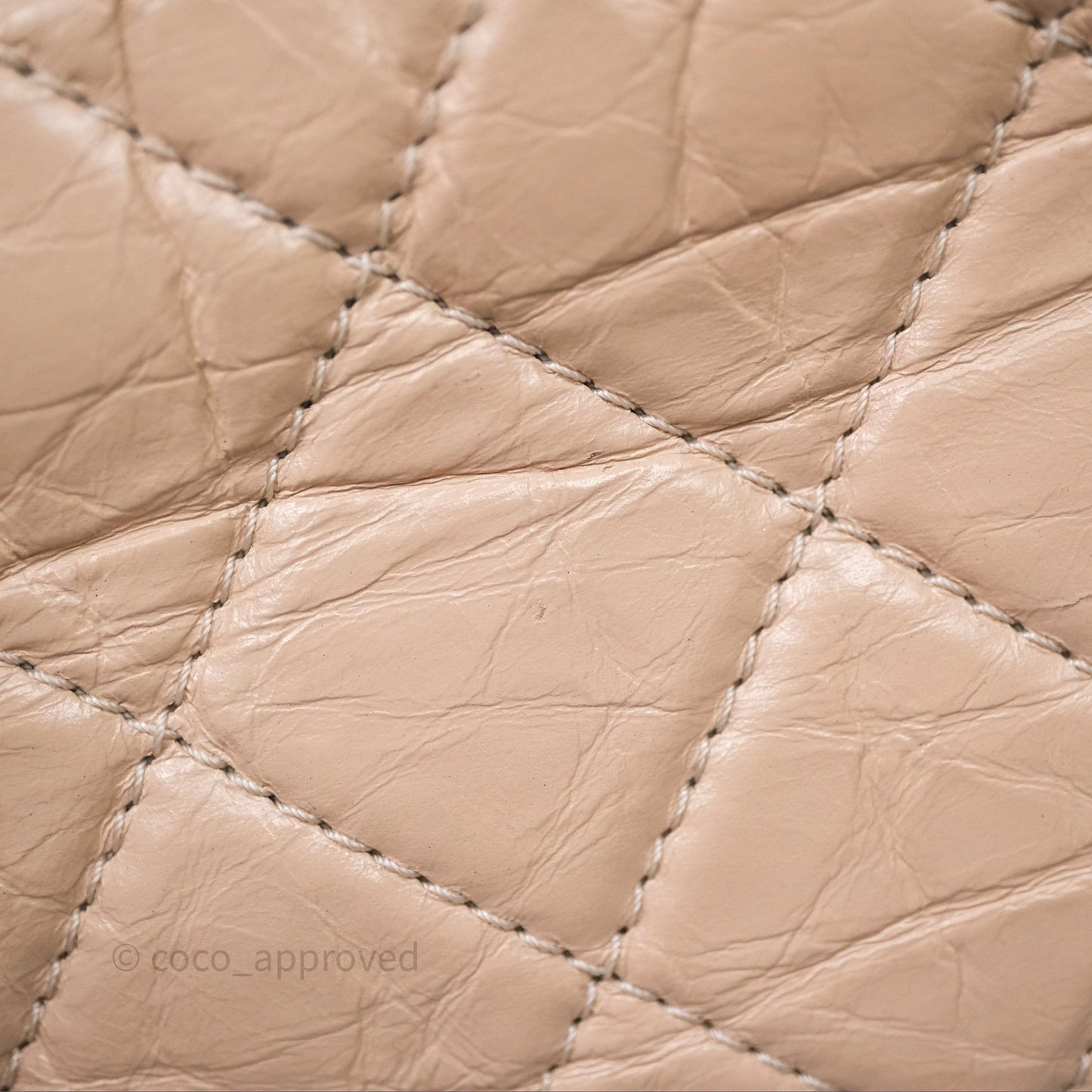 Chanel Small Gabrielle Hobo Quilted Black Beige Aged Calfskin