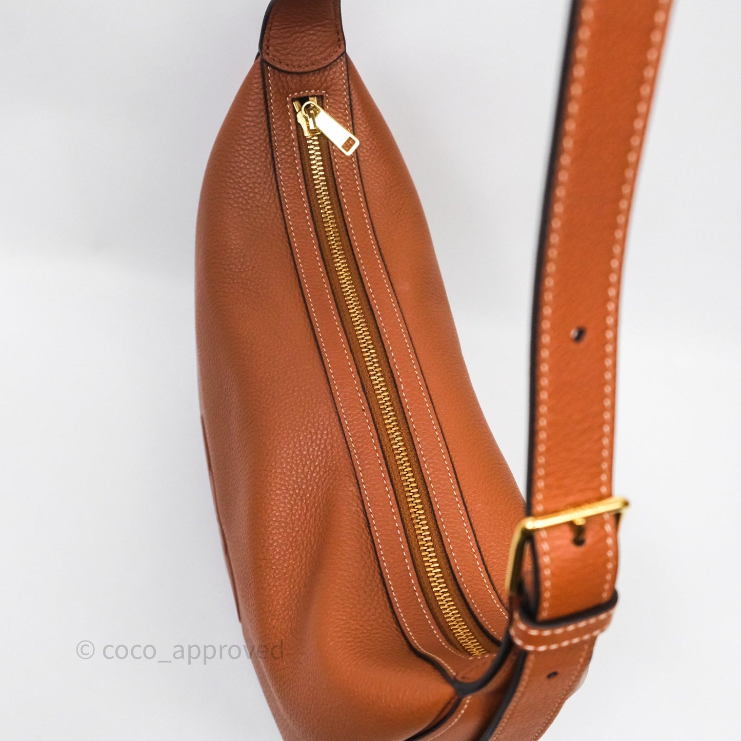 Celine Medium Heloïse Bag In Supple Gained Calfskin Tan
