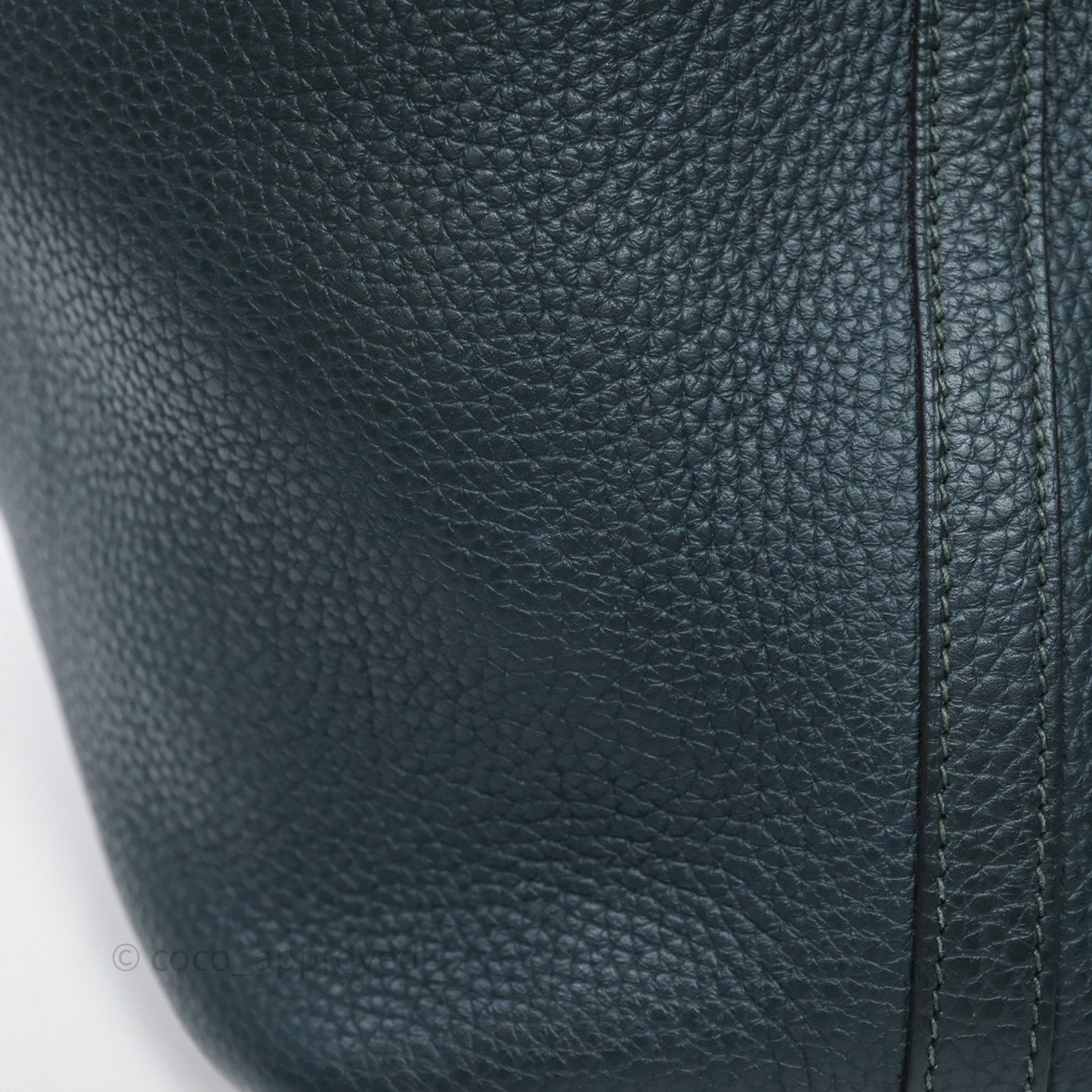 Hermès Picotin 22 Vert Cyprès 6O Clemence Palladium Hardware