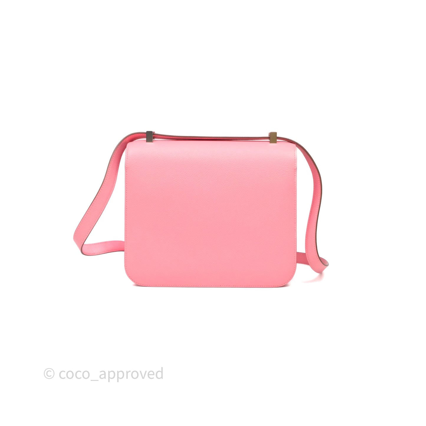 Hermès Constance 24 Rose Confetti Epsom Palladium Hardware