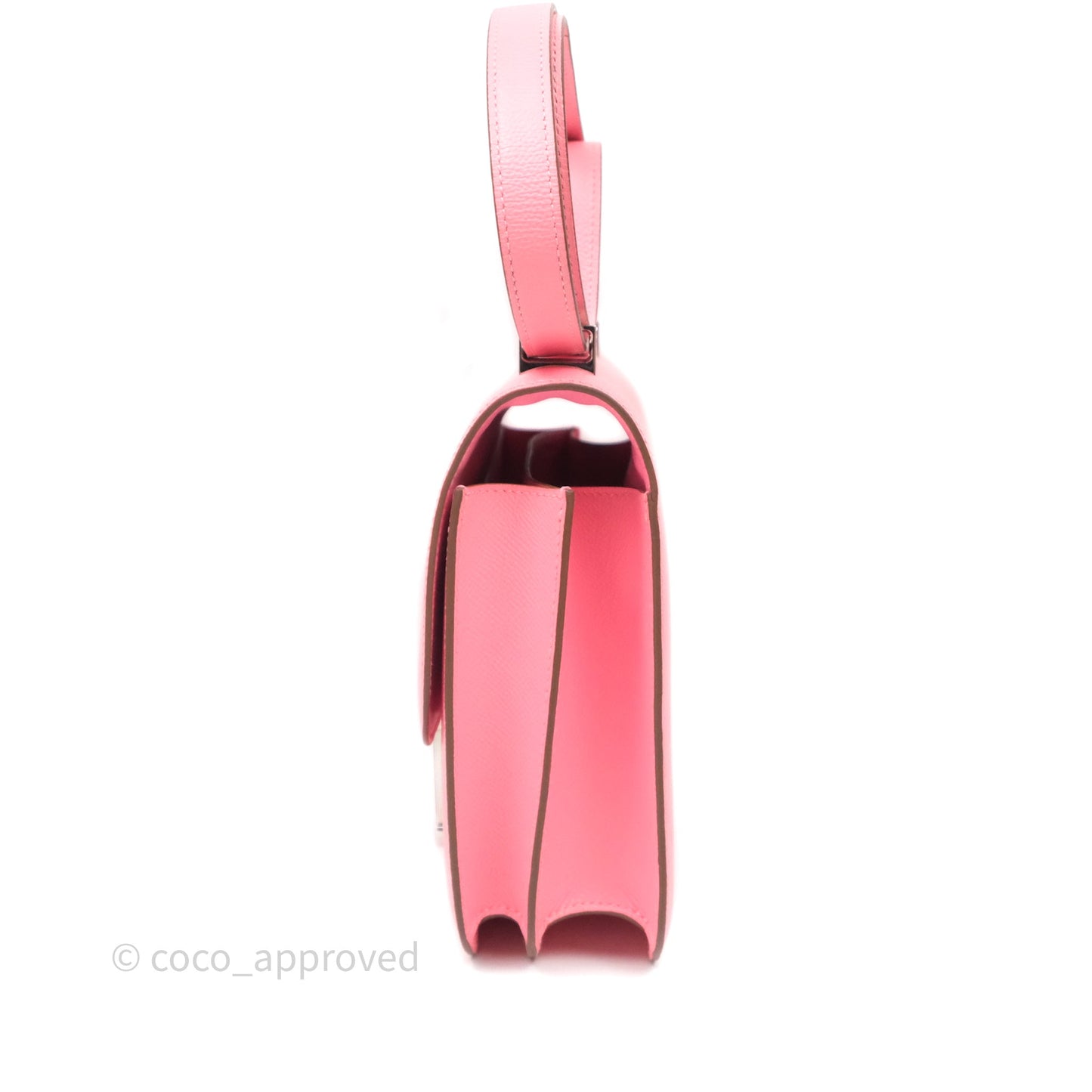 Hermès Constance 24 Rose Confetti Epsom Palladium Hardware