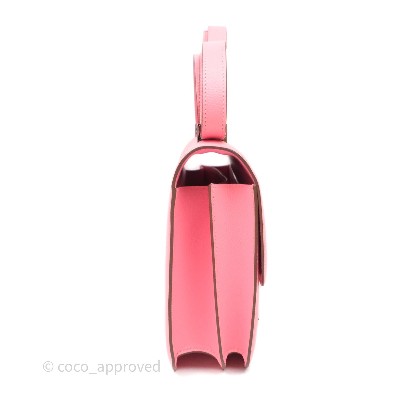 Hermès Constance 24 Rose Confetti Epsom Palladium Hardware