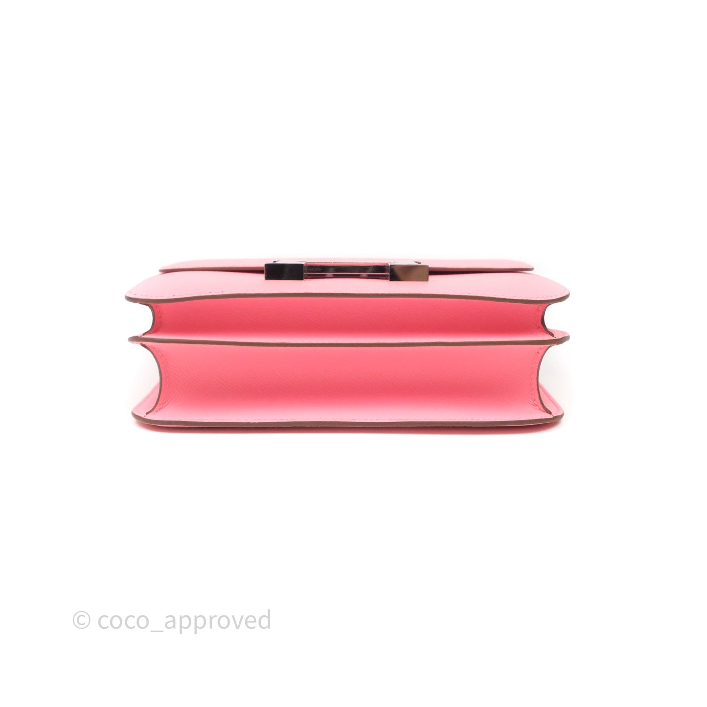 Hermès Constance 24 Rose Confetti Epsom Palladium Hardware