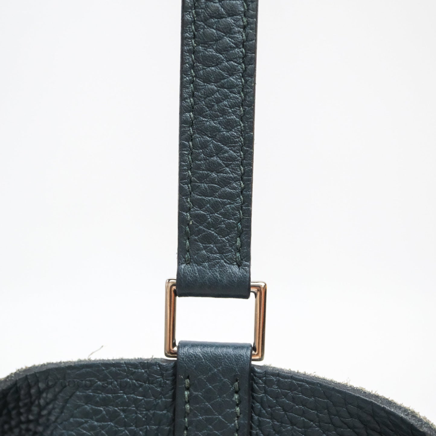 Hermès Picotin 22 Vert Cyprès 6O Clemence Palladium Hardware