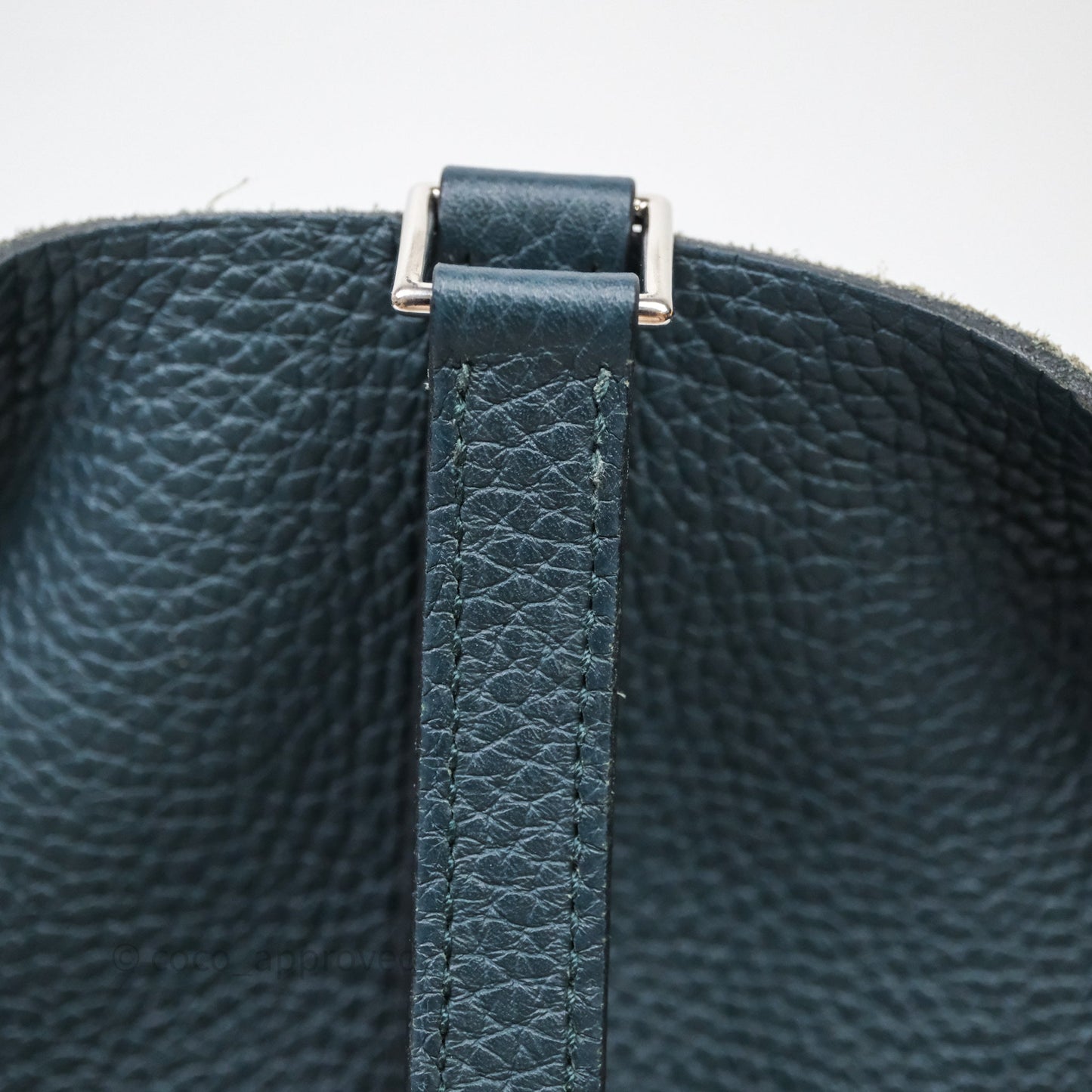 Hermès Picotin 22 Vert Cyprès 6O Clemence Palladium Hardware
