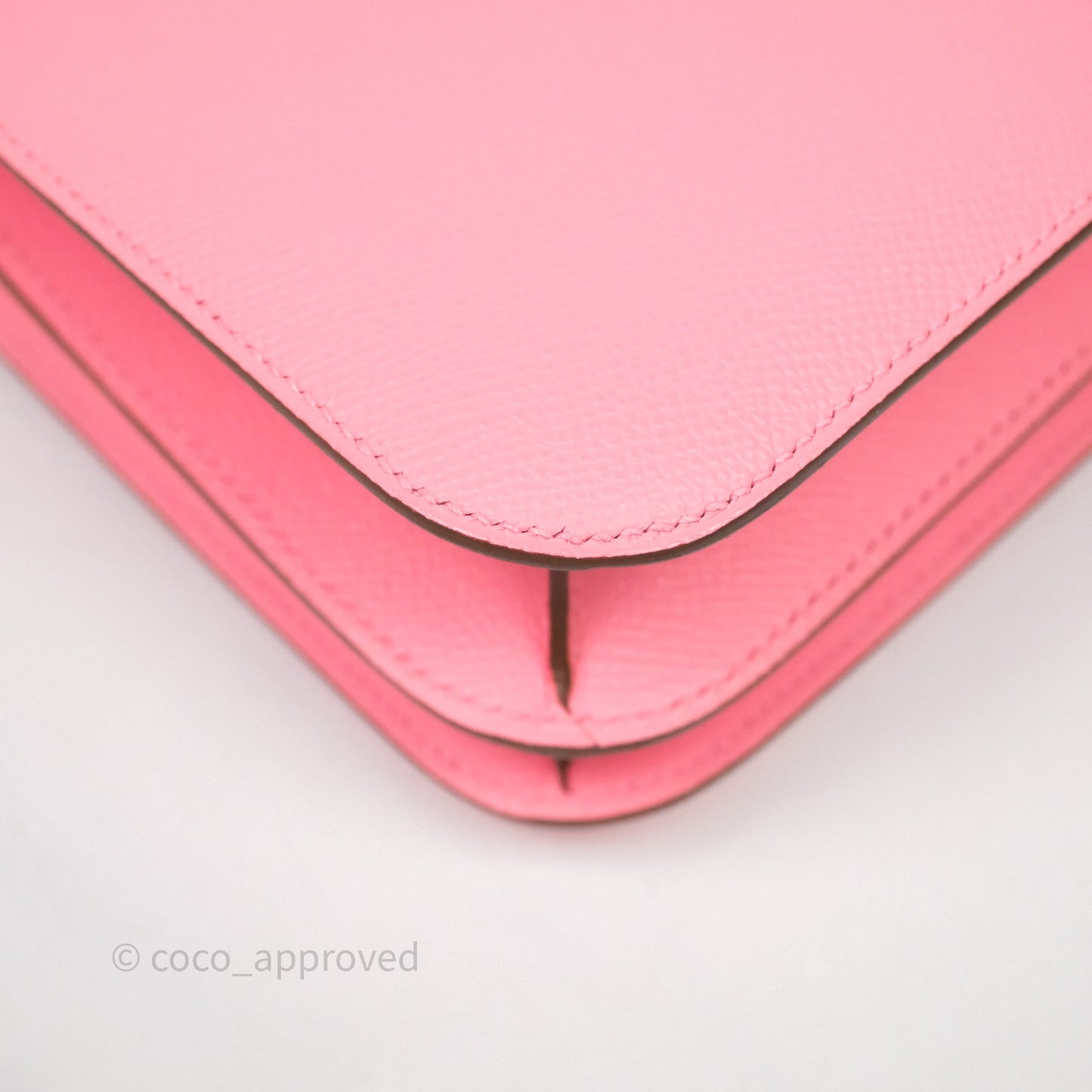 Hermès Constance 24 Rose Confetti Epsom Palladium Hardware
