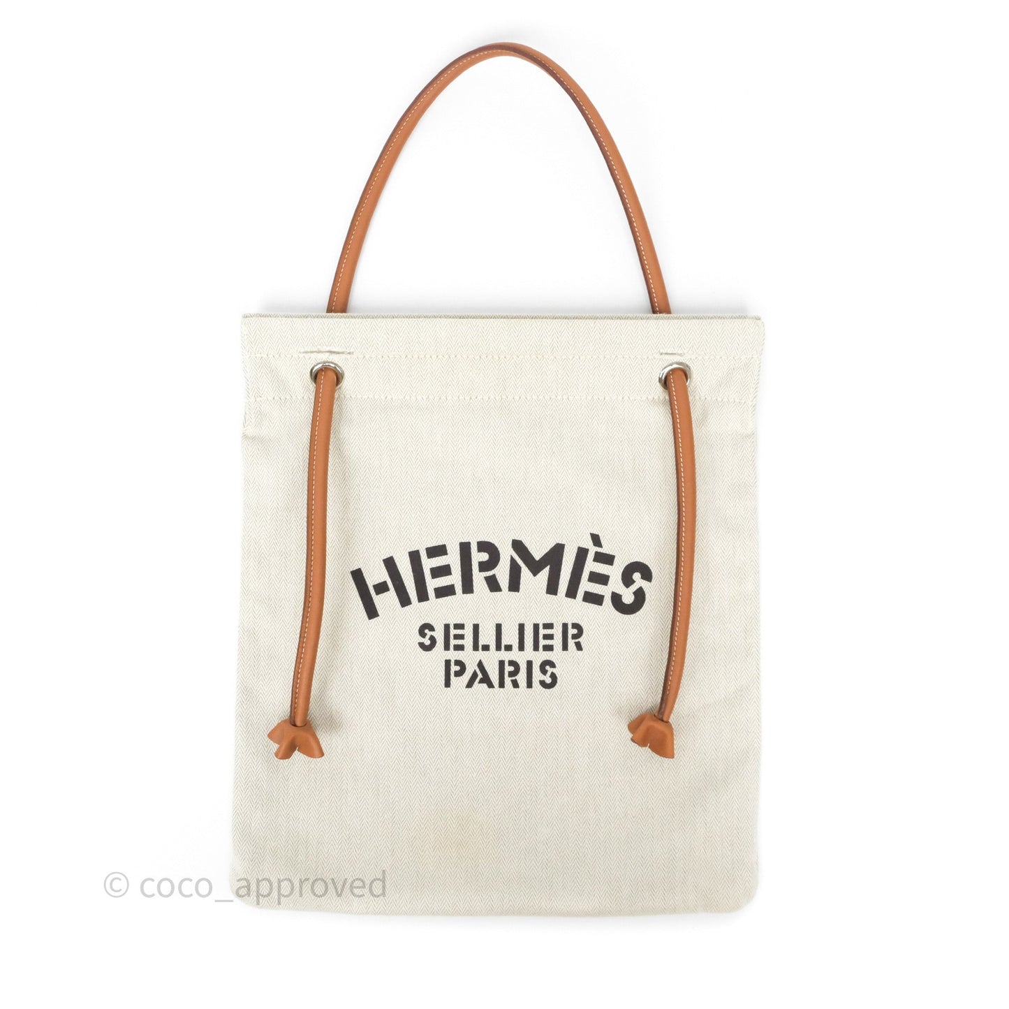 Hermès Aline Canvas Tote Bag