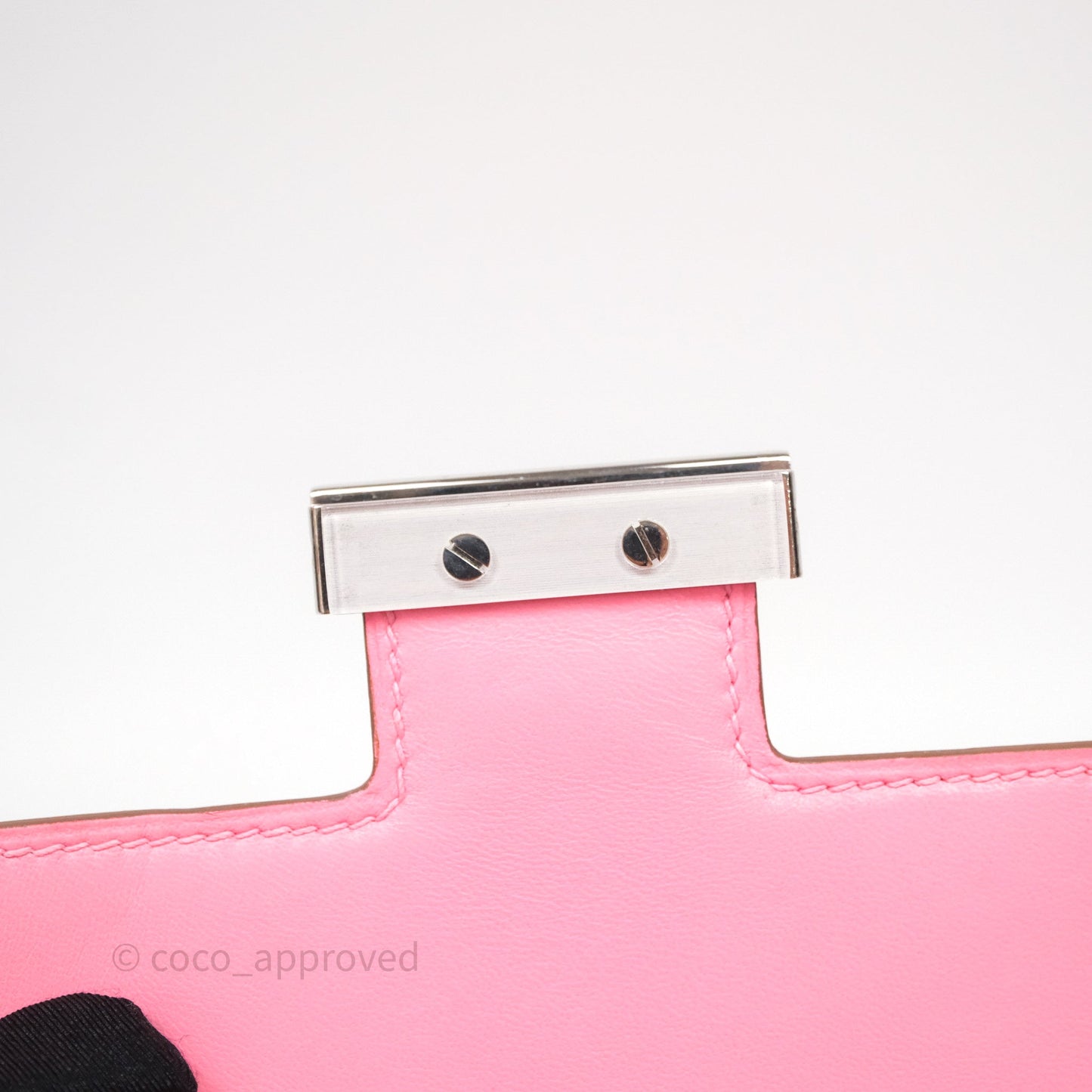 Hermès Constance 24 Rose Confetti Epsom Palladium Hardware