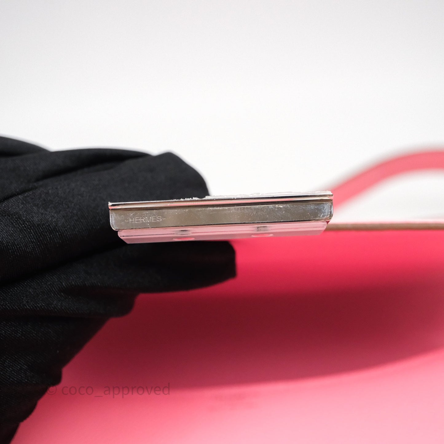 Hermès Constance 24 Rose Confetti Epsom Palladium Hardware