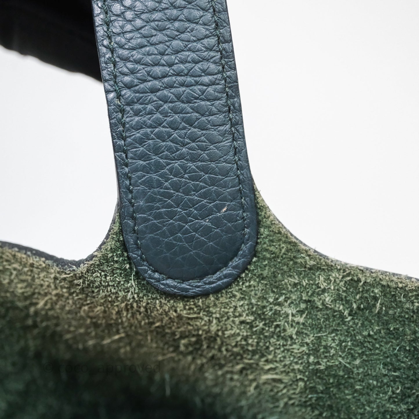 Hermès Picotin 22 Vert Cyprès 6O Clemence Palladium Hardware