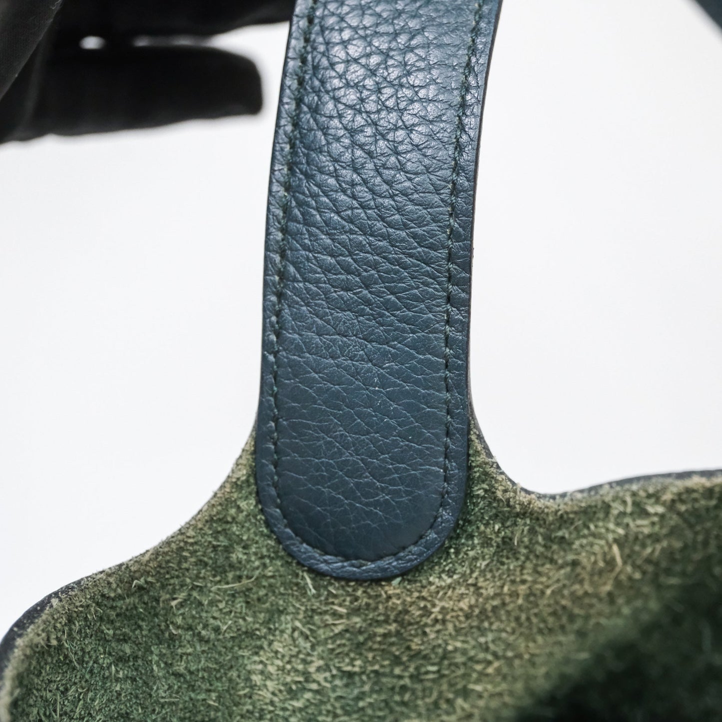 Hermès Picotin 22 Vert Cyprès 6O Clemence Palladium Hardware