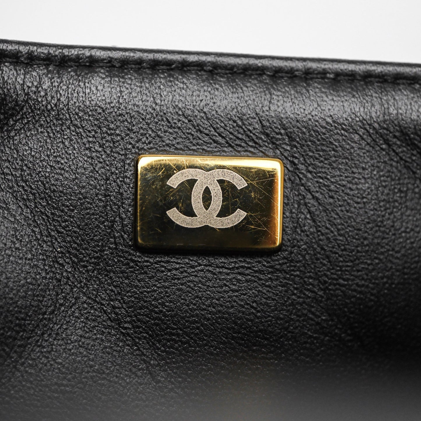 Chanel Mini Reissue 224 Quilted Black Aged Calfskin Aged Gold Hardware
