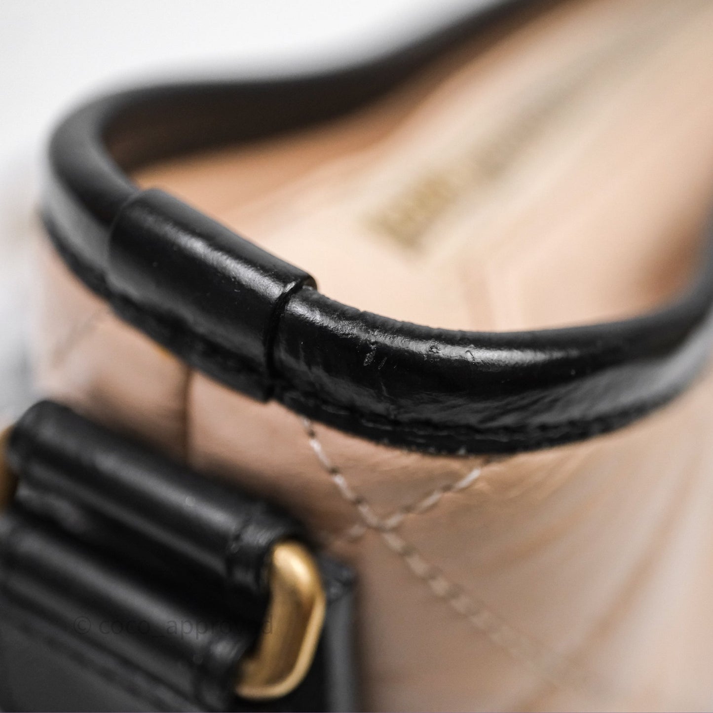 Chanel Small Gabrielle Hobo Quilted Black Beige Aged Calfskin